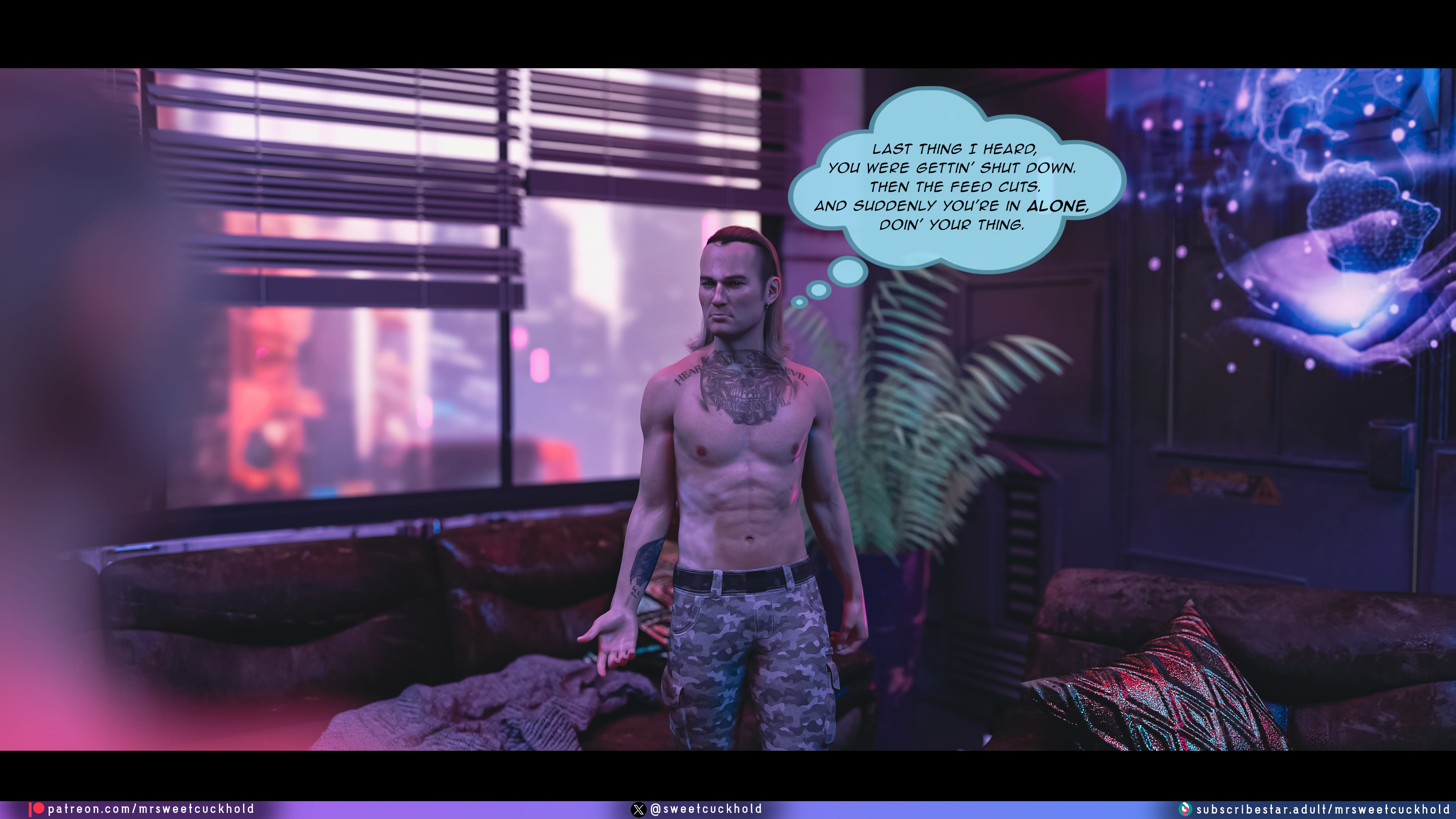Street Corruption (Cyberpunk 2077) [Mr.SweetCuckhold] 3 . Street Corruption - Chapter 3 (Cyberpunk 2077) [Mr.SweetCuckhold] – page 5
