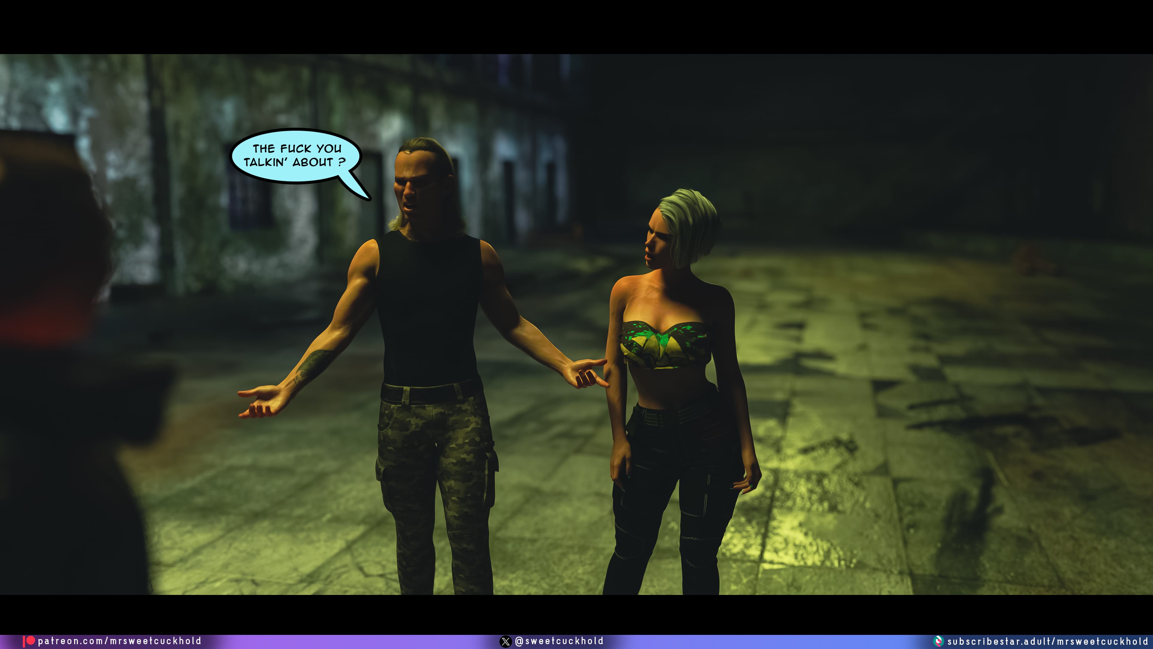 Street Corruption (Cyberpunk 2077) [Mr.SweetCuckhold] 3 . Street Corruption - Chapter 3 (Cyberpunk 2077) [Mr.SweetCuckhold] – page 52