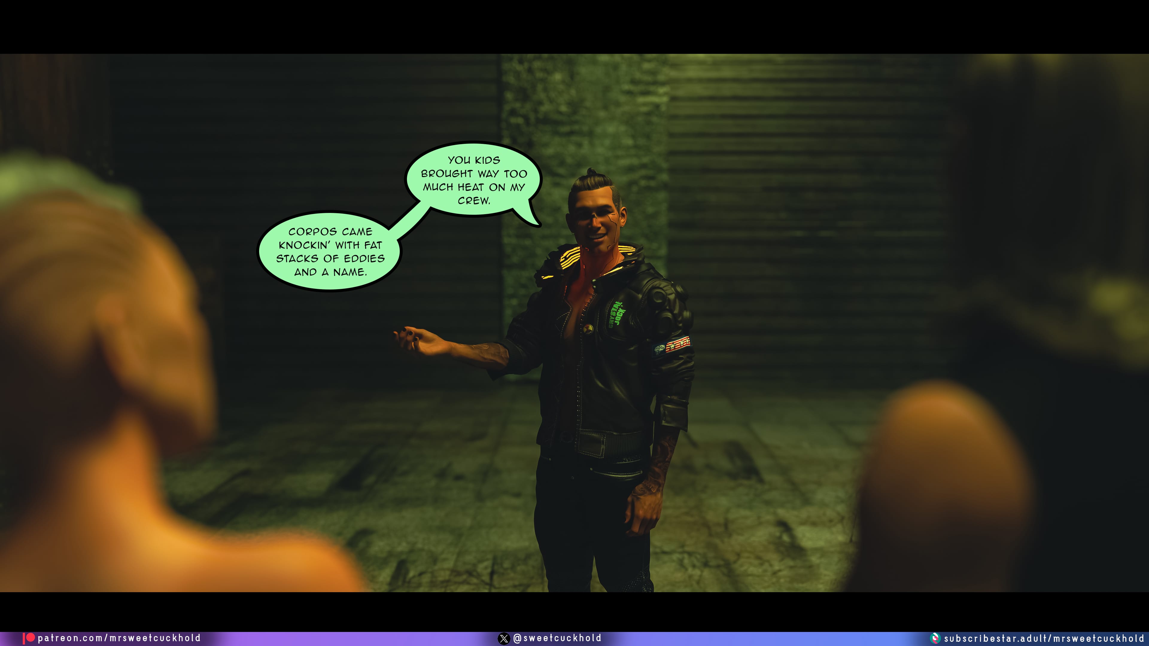 Street Corruption (Cyberpunk 2077) [Mr.SweetCuckhold] 3 . Street Corruption - Chapter 3 (Cyberpunk 2077) [Mr.SweetCuckhold] – page 53