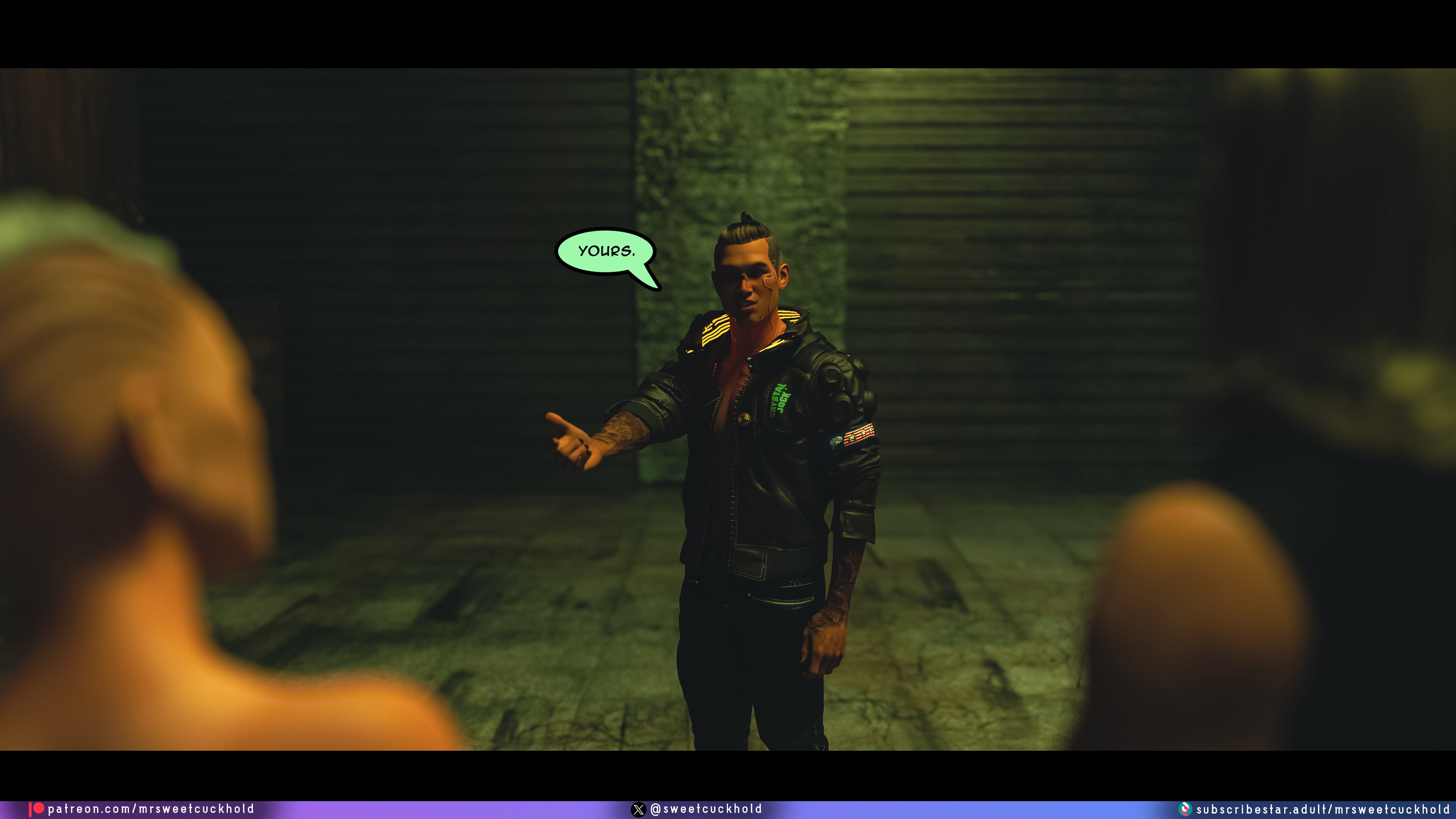 Street Corruption (Cyberpunk 2077) [Mr.SweetCuckhold] 3 . Street Corruption - Chapter 3 (Cyberpunk 2077) [Mr.SweetCuckhold] – page 54
