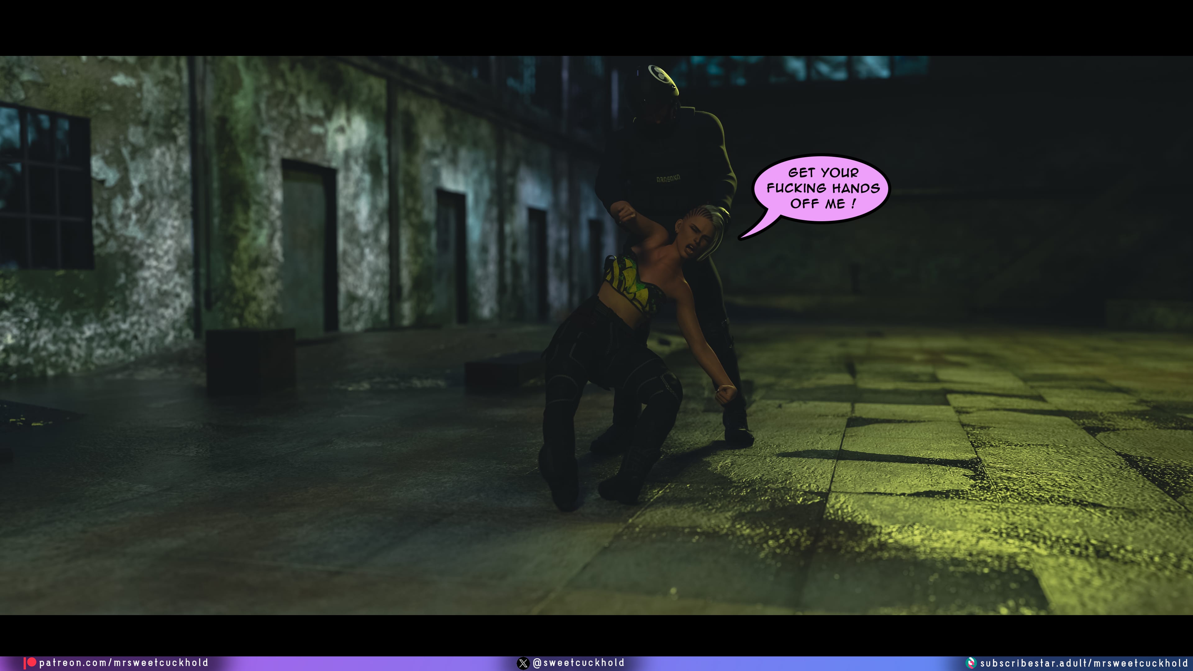 Street Corruption (Cyberpunk 2077) [Mr.SweetCuckhold] 3 . Street Corruption - Chapter 3 (Cyberpunk 2077) [Mr.SweetCuckhold] – page 64