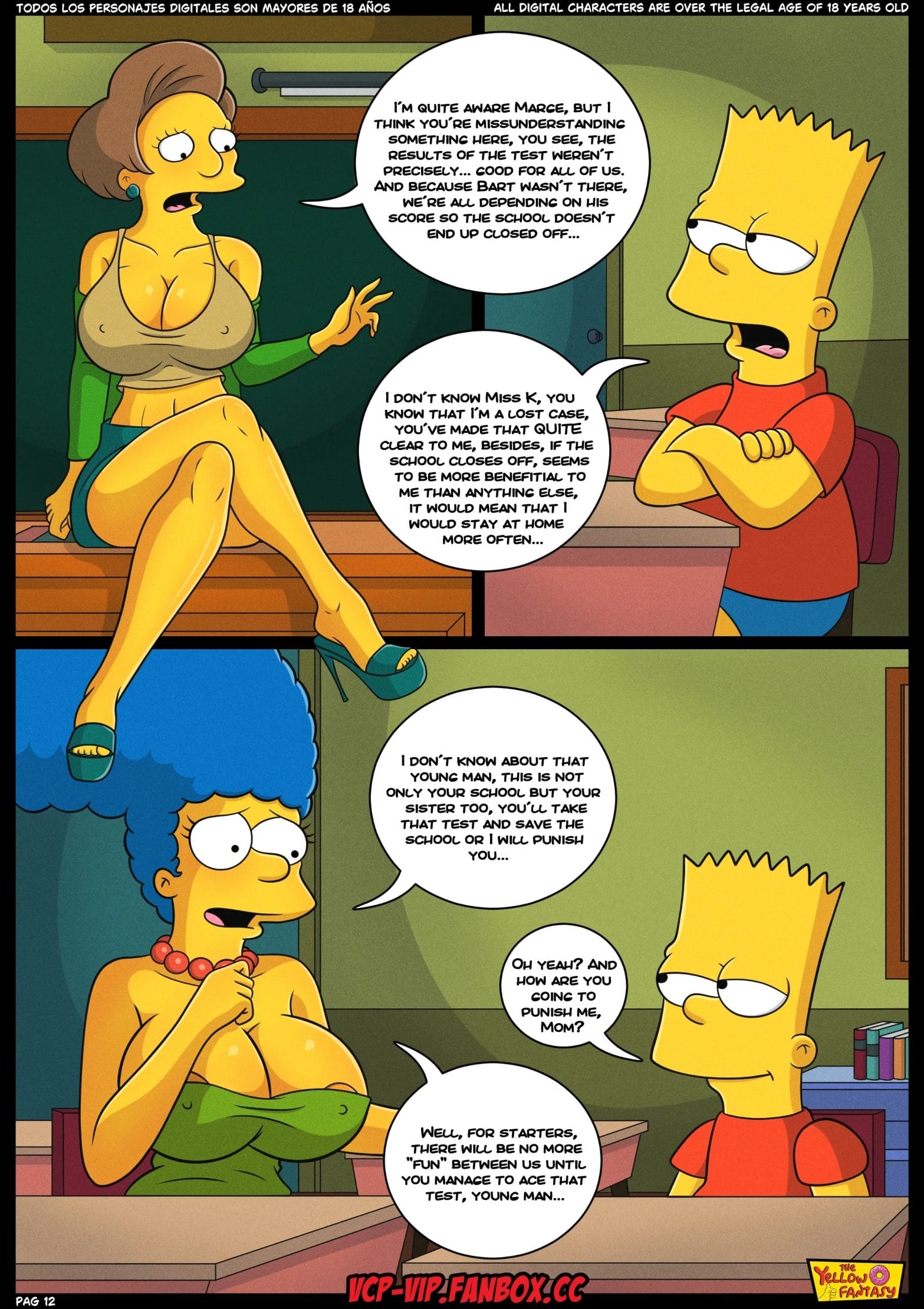 The Exam (The Simpsons) [Croc] 1 . The Exam - Chapter 1 (The Simpsons) [Croc] – page 13