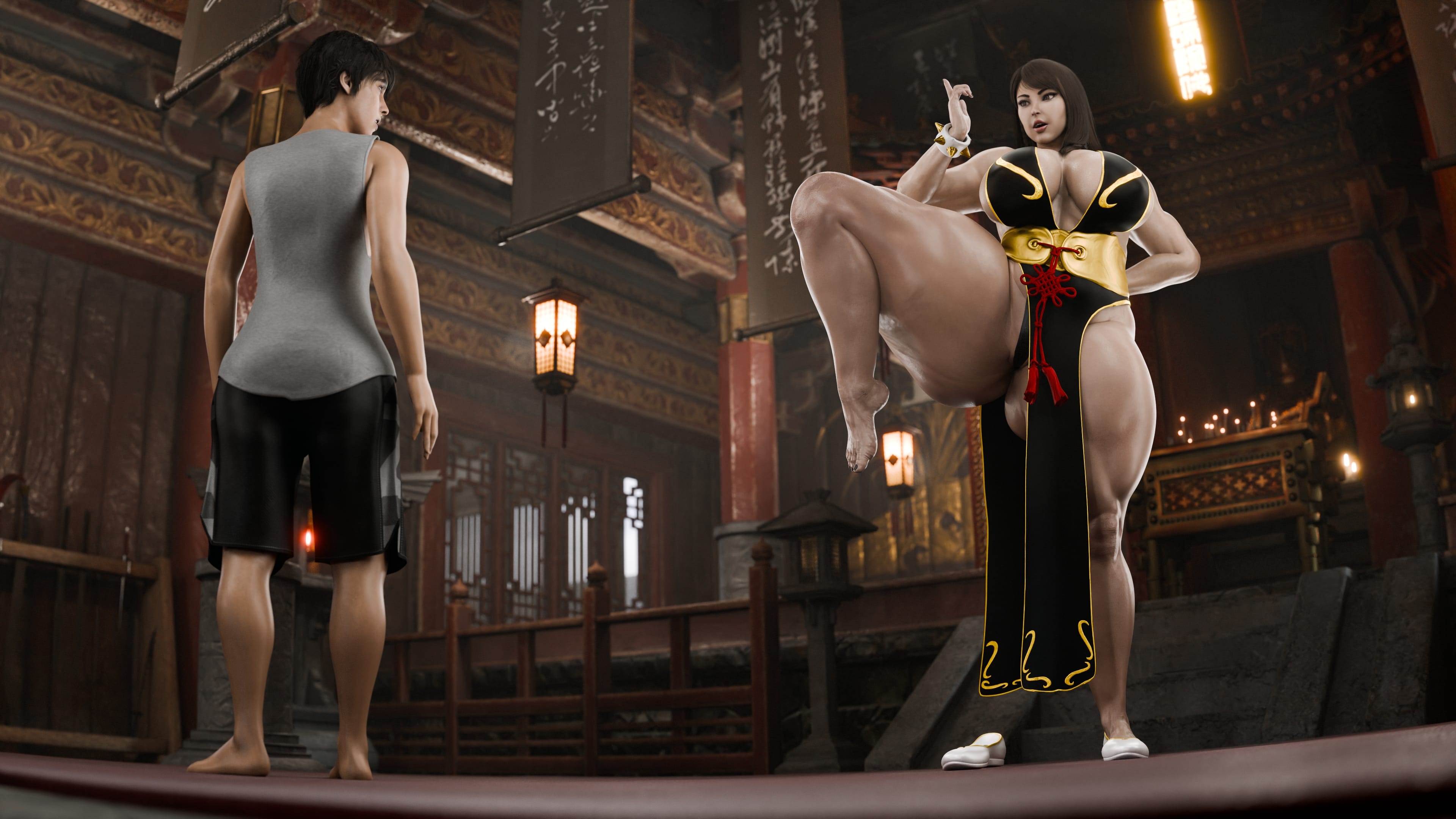 Chun-Li (Street Fighter) [PervertMuffinMajima] 7.5 . Chun-Li's Favorite Student 3 - Textless - Chapter 7 (Street Fighter) [PervertMuffinMajima] – page 213