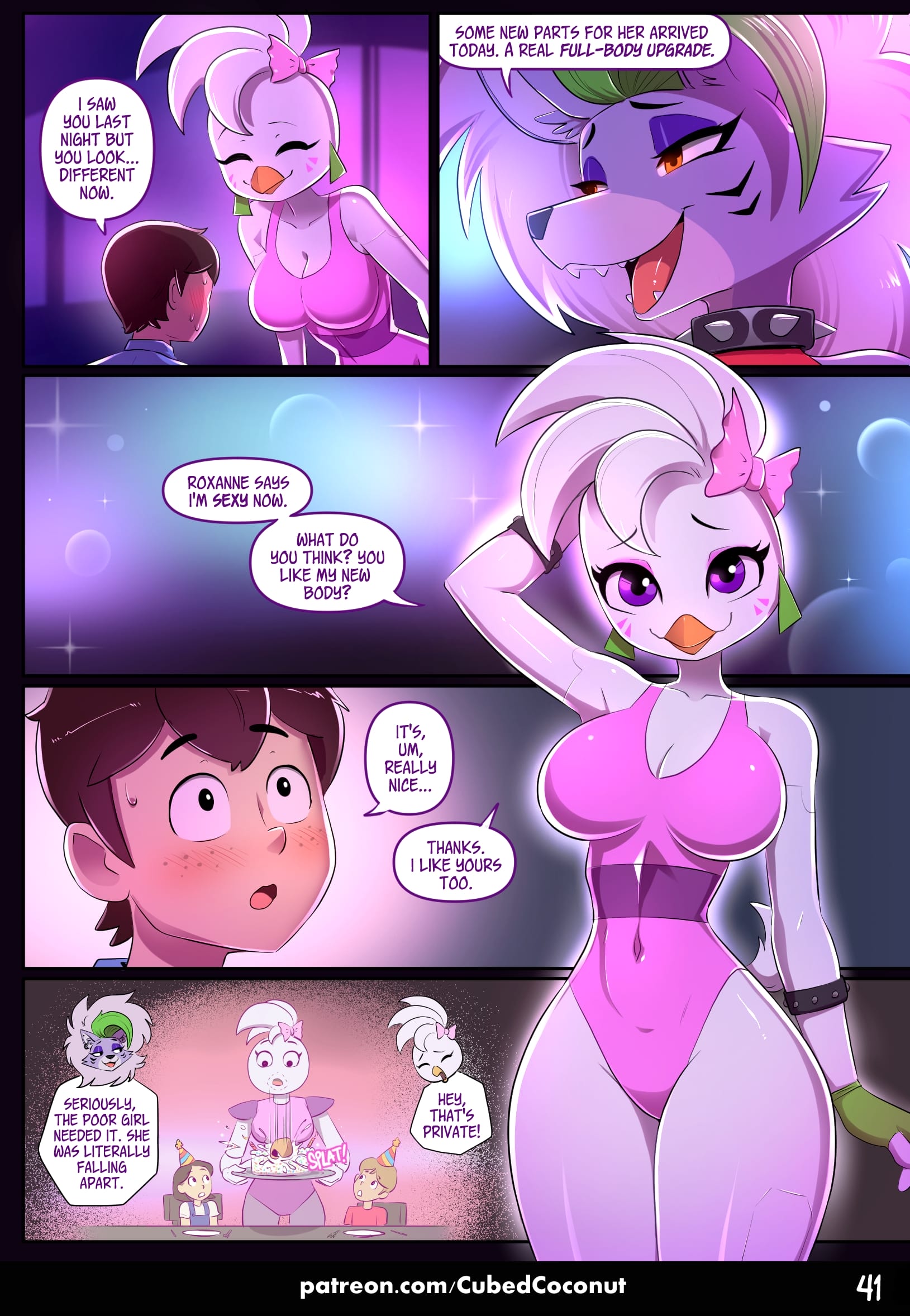 Roxy After Dark (Five Nights at Freddy’s) [CubedCoconut] 2 . Roxy After Dark - Chapter 2 (Five Nights at Freddy's) [CubedCoconut] – page 3