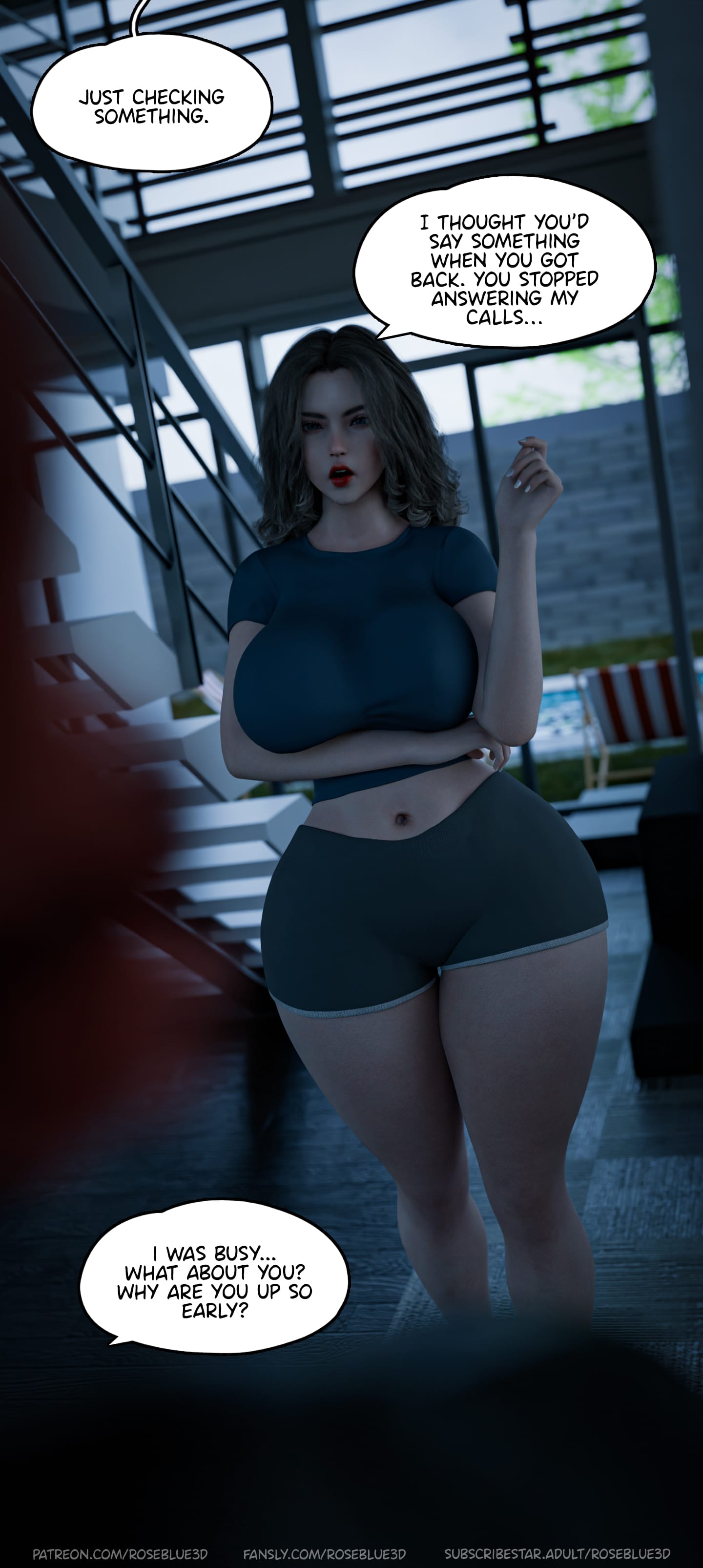 My Neighbor’s Widow [Rose Blue 3D] 46 . My Neighbor's Widow - Chapter 46 [Rose Blue 3D] – page 7