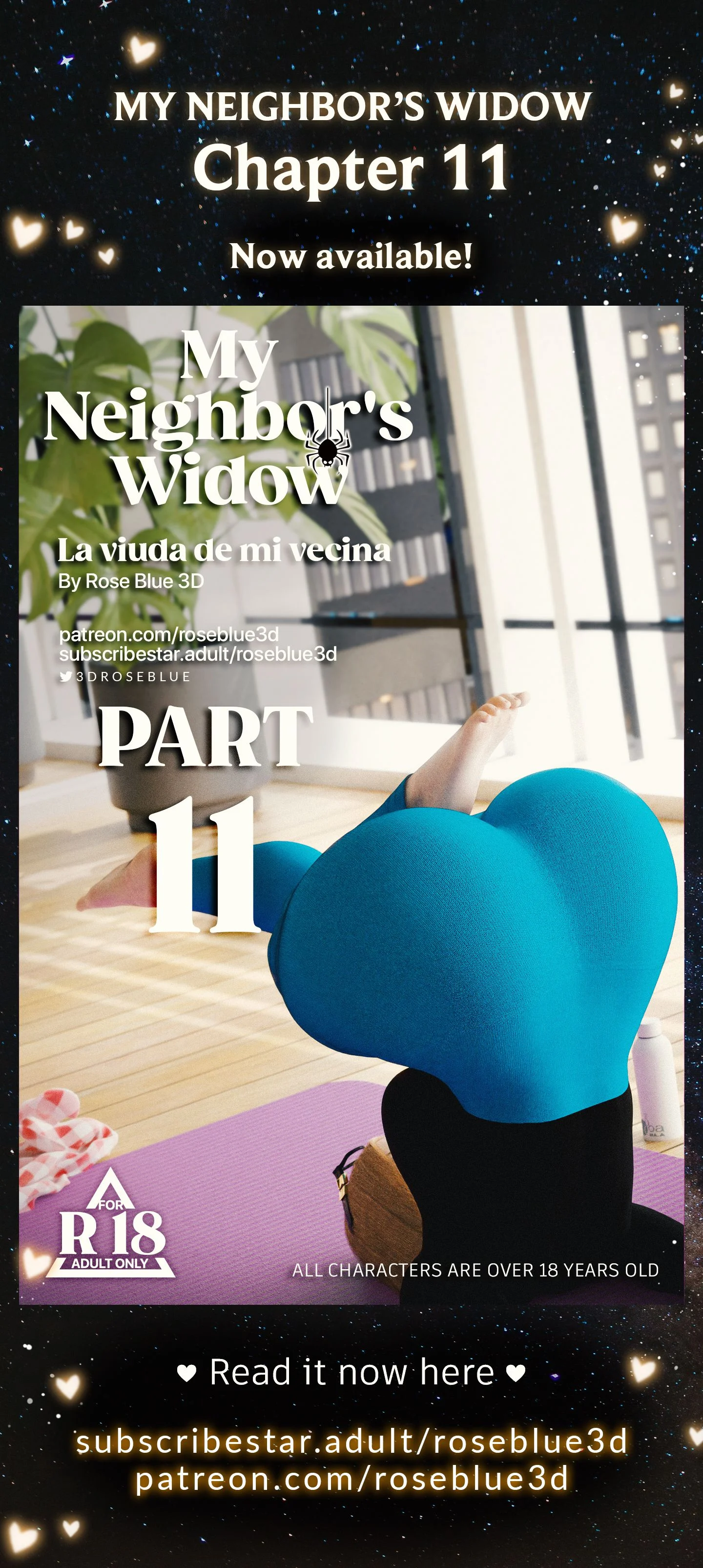 My Neighbor’s Widow [Rose Blue 3D] 10 . My Neighbor's Widow - Chapter 10 [Rose Blue 3D] – page 125