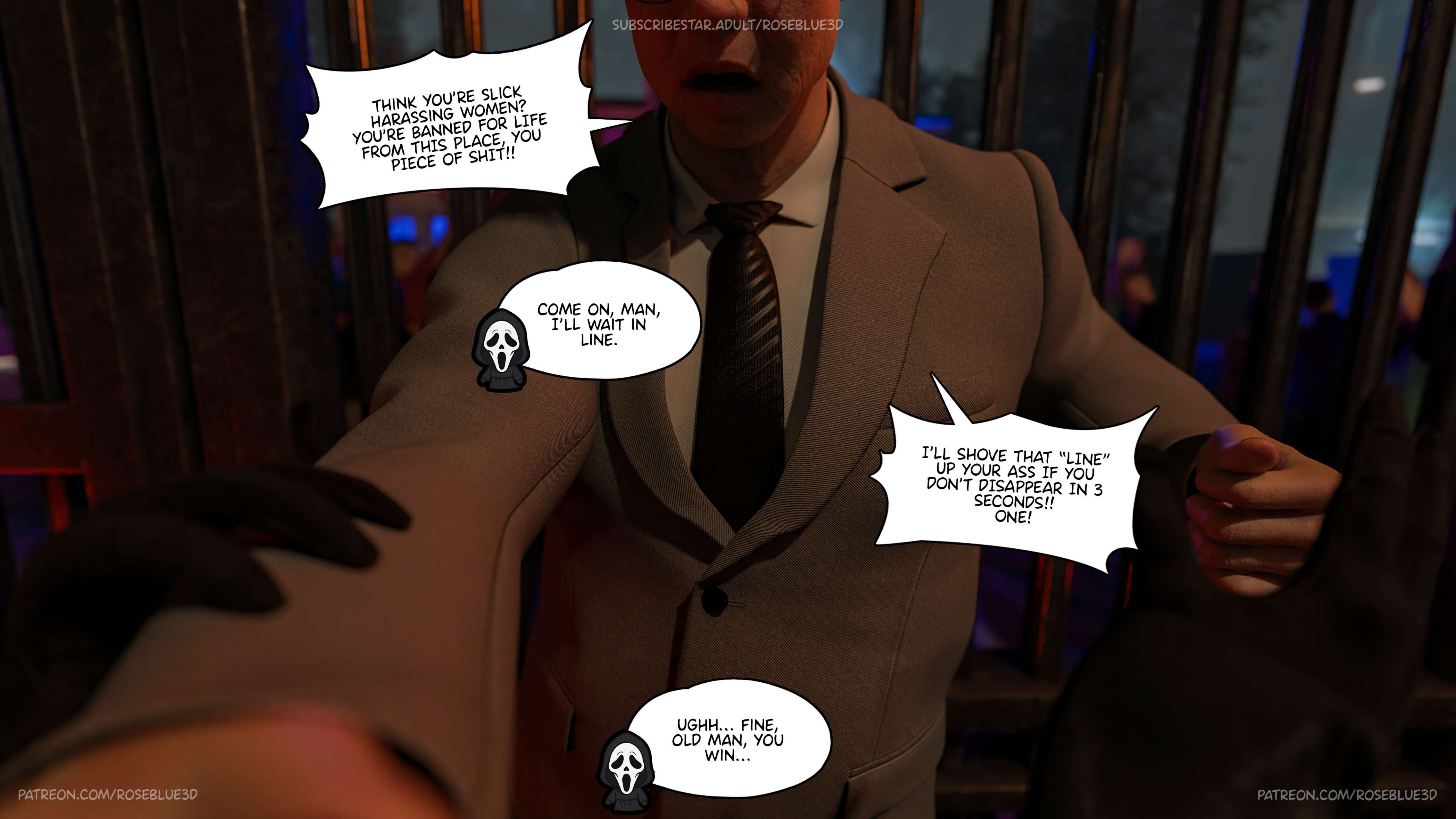 My Neighbor’s Widow [Rose Blue 3D] 47.5 . My Neighbor's Widow - Halloween Special - Chapter 47.5 [Rose Blue 3D] – page 11