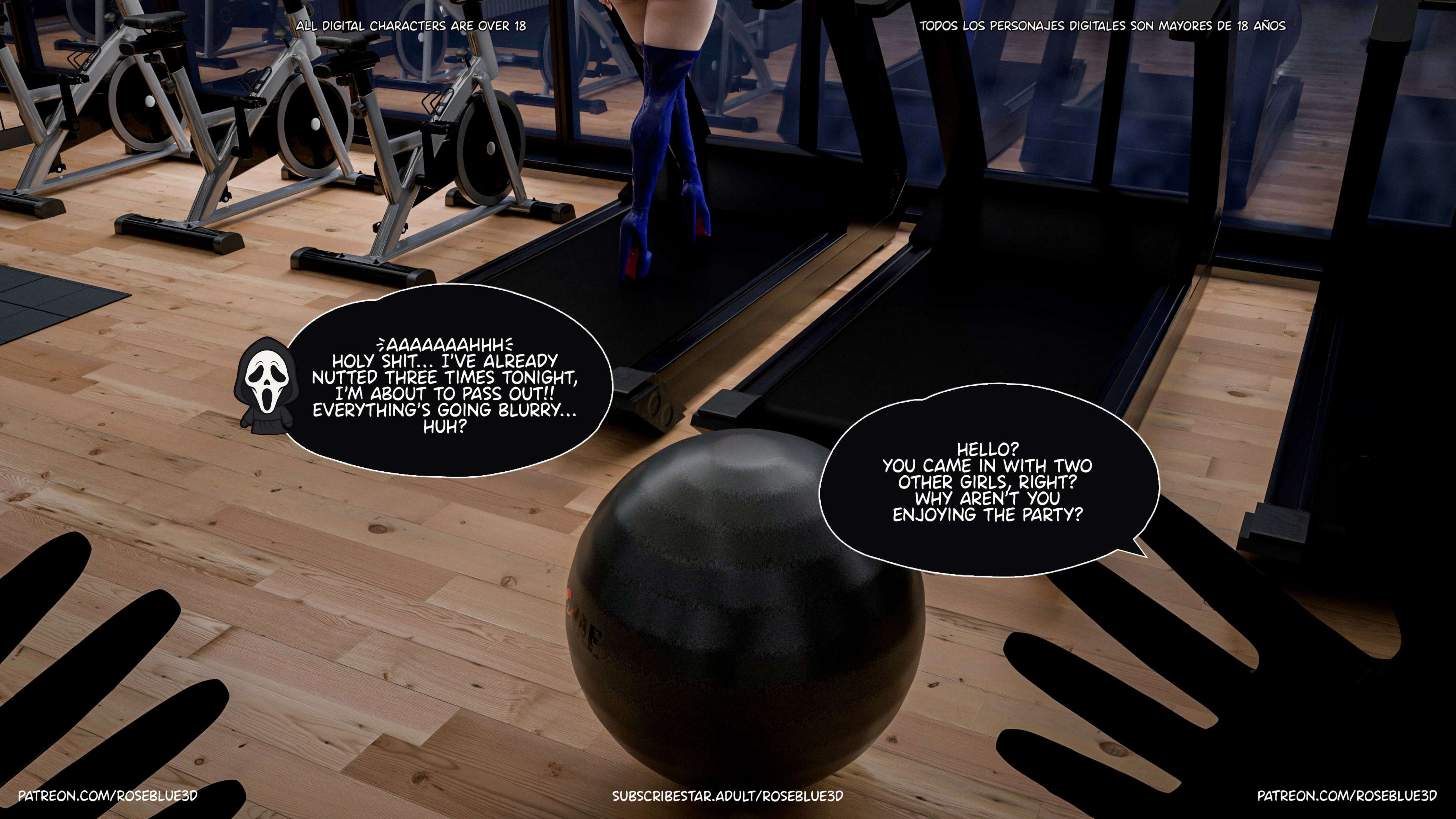 My Neighbor’s Widow [Rose Blue 3D] 47.5 . My Neighbor's Widow - Halloween Special - Chapter 47.5 [Rose Blue 3D] – page 70