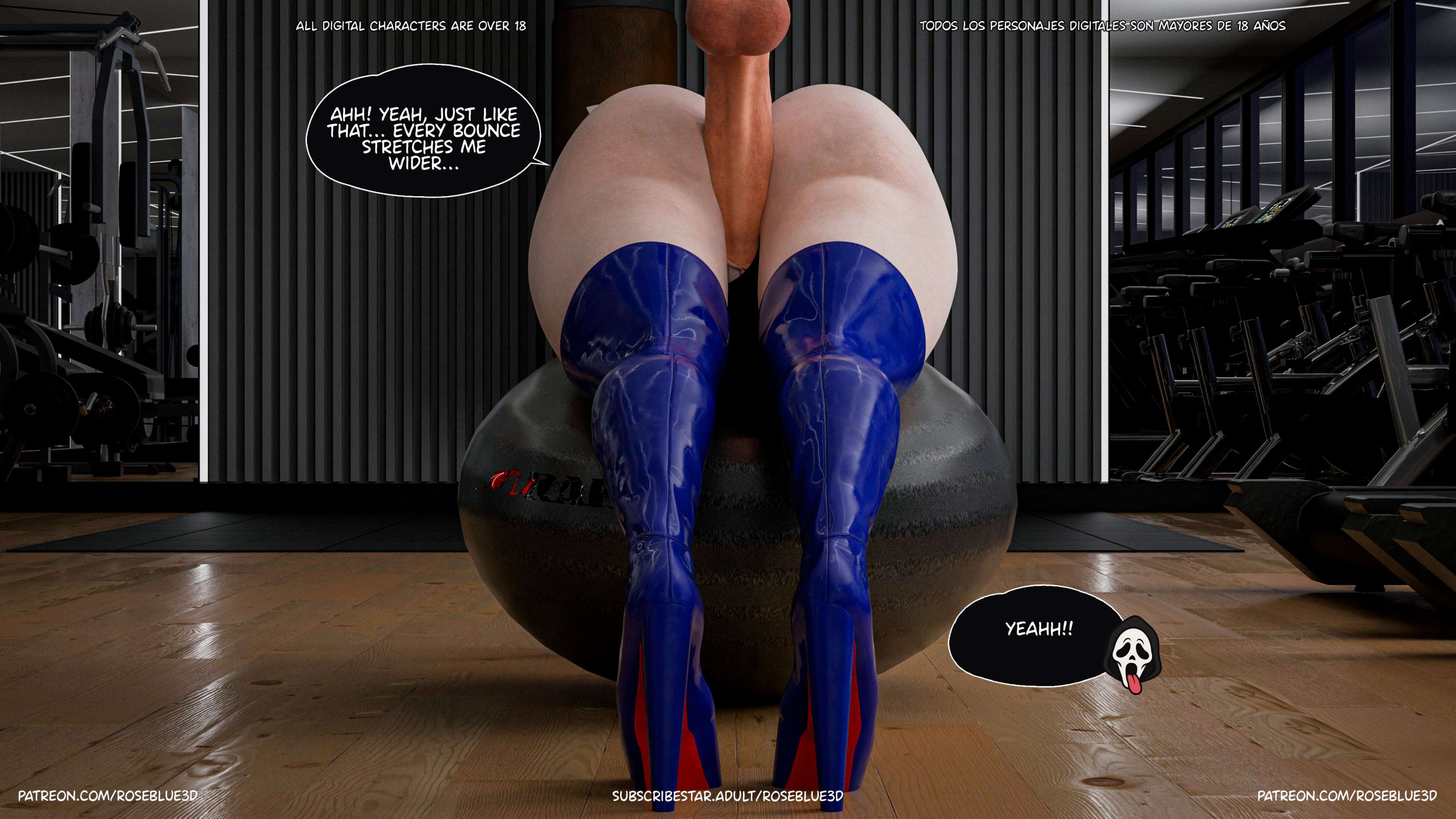 My Neighbor’s Widow [Rose Blue 3D] 47.5 . My Neighbor's Widow - Halloween Special - Chapter 47.5 [Rose Blue 3D] – page 75