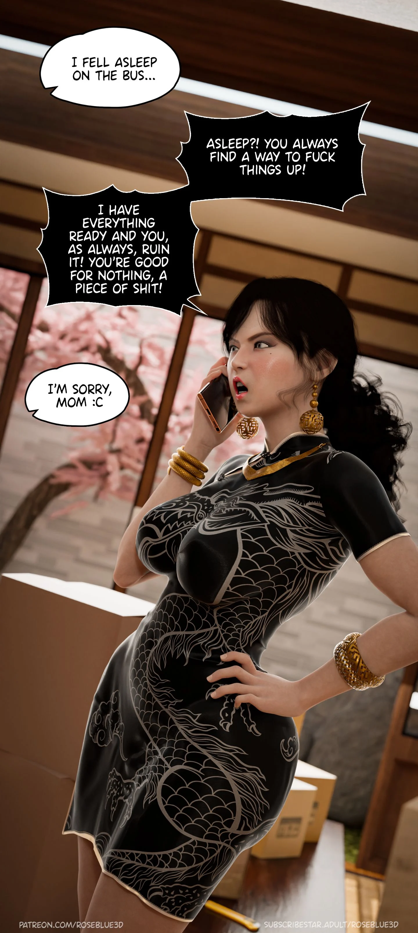 My Neighbor’s Widow [Rose Blue 3D] 25 . My Neighbor's Widow - Chapter 25 [Rose Blue 3D] – page 6
