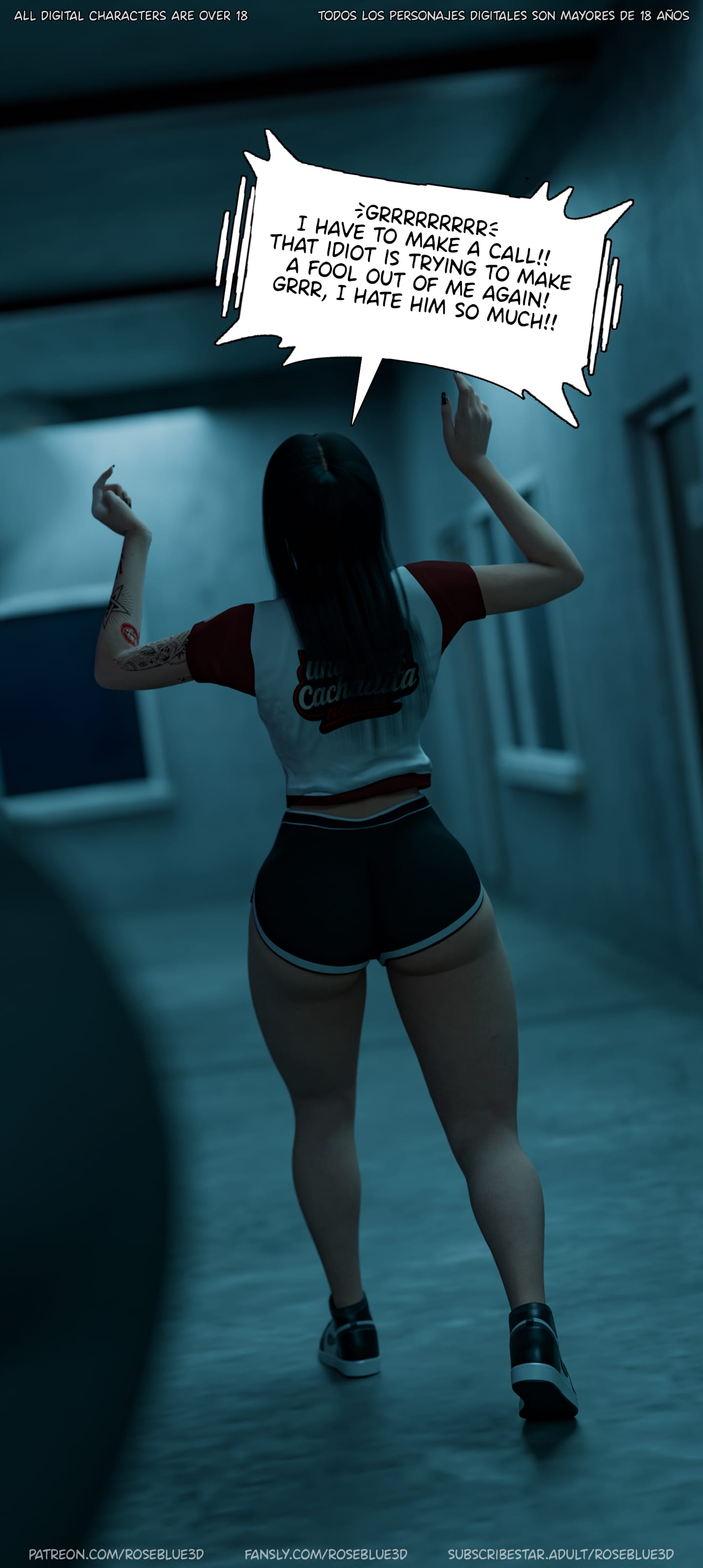 My Neighbor’s Widow [Rose Blue 3D] 54 . My Neighbor's Widow - Chapter 54 [Rose Blue 3D] – page 117