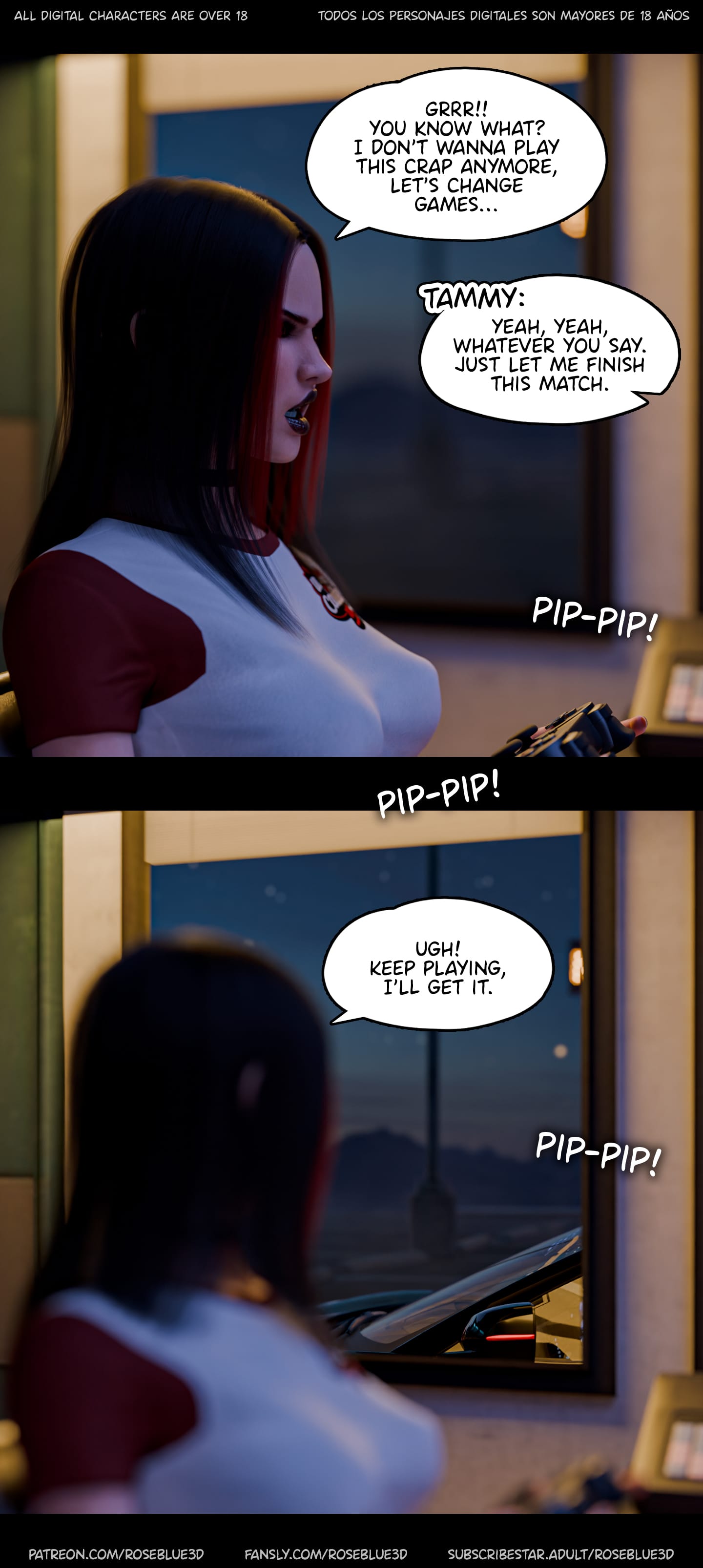 My Neighbor’s Widow [Rose Blue 3D] 54 . My Neighbor's Widow - Chapter 54 [Rose Blue 3D] – page 12