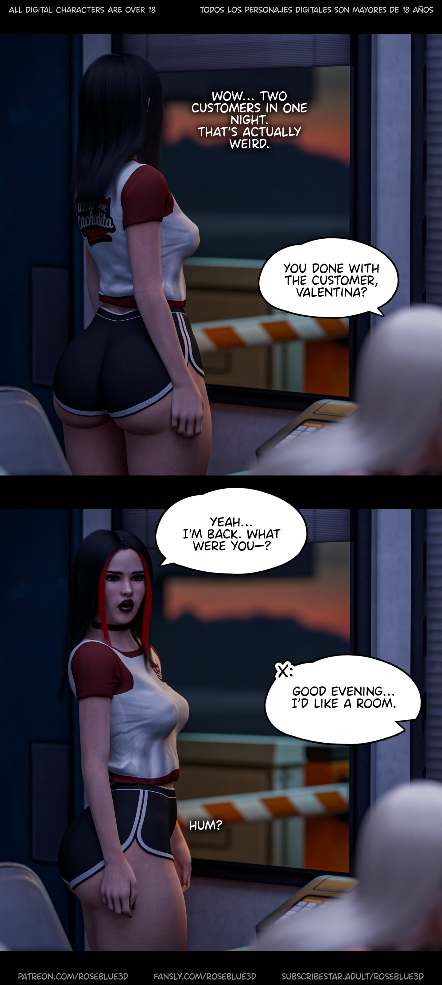 My Neighbor’s Widow [Rose Blue 3D] 54 . My Neighbor's Widow - Chapter 54 [Rose Blue 3D] – page 23