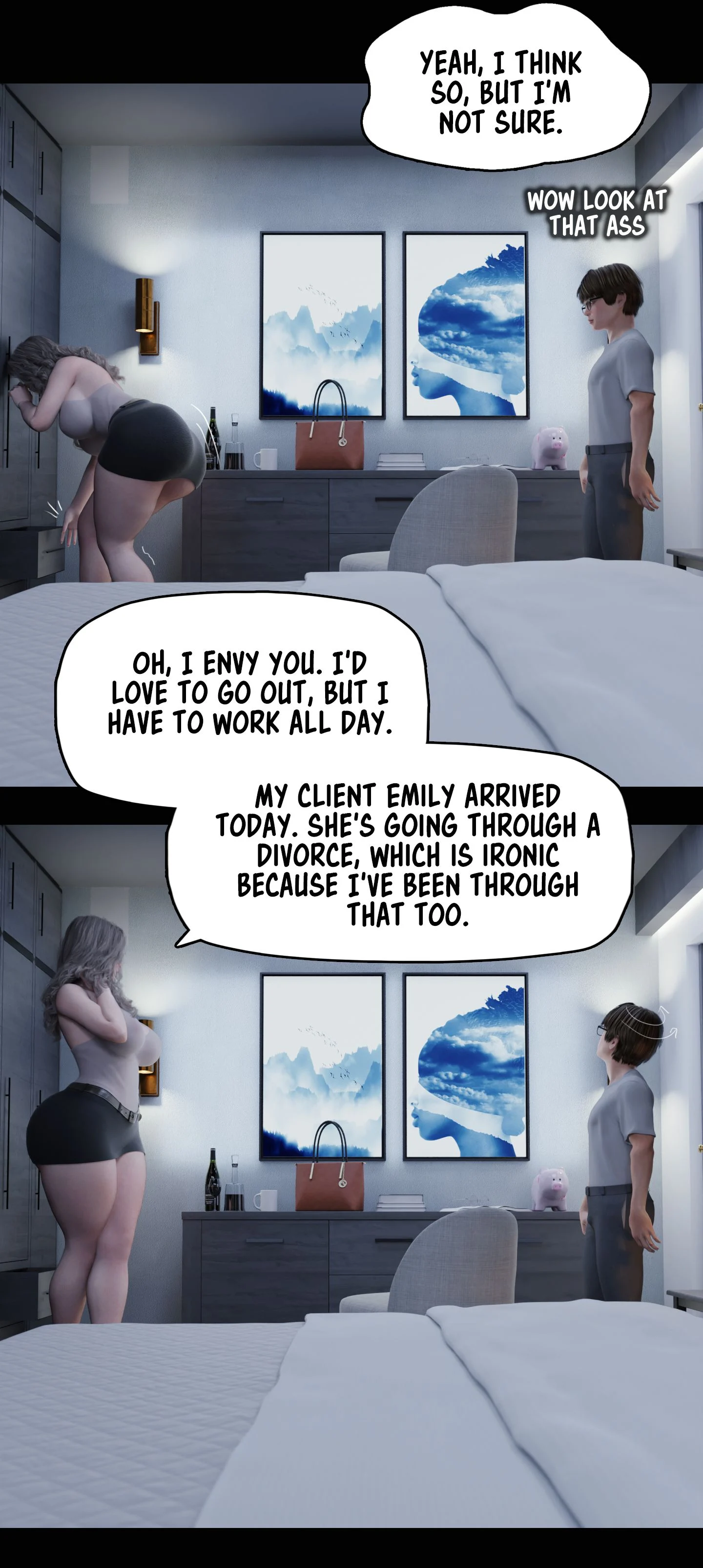 My Neighbor’s Widow [Rose Blue 3D] 8 . My Neighbor's Widow - Chapter 8 [Rose Blue 3D] – page 21