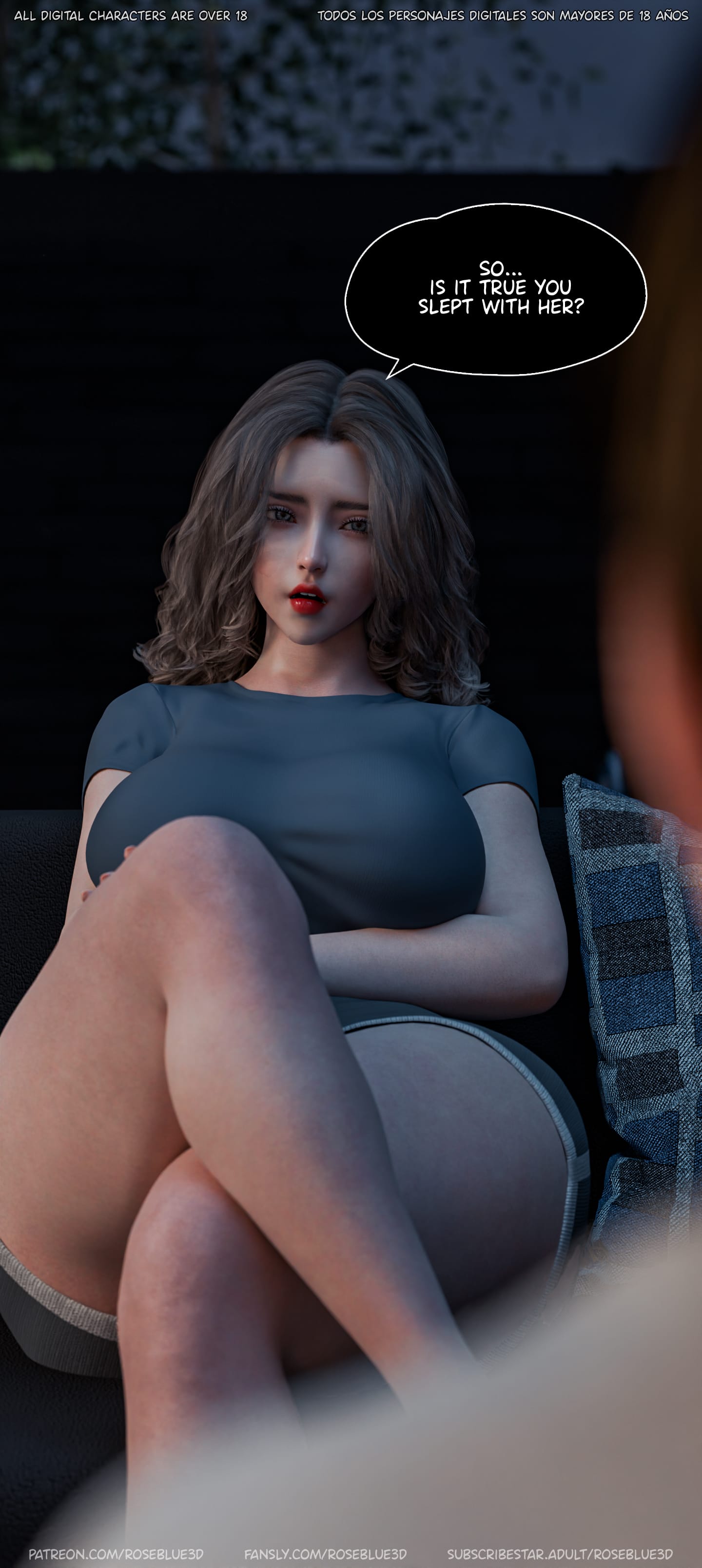 My Neighbor’s Widow [Rose Blue 3D] 49 . My Neighbor's Widow - Chapter 49 [Rose Blue 3D] – page 12