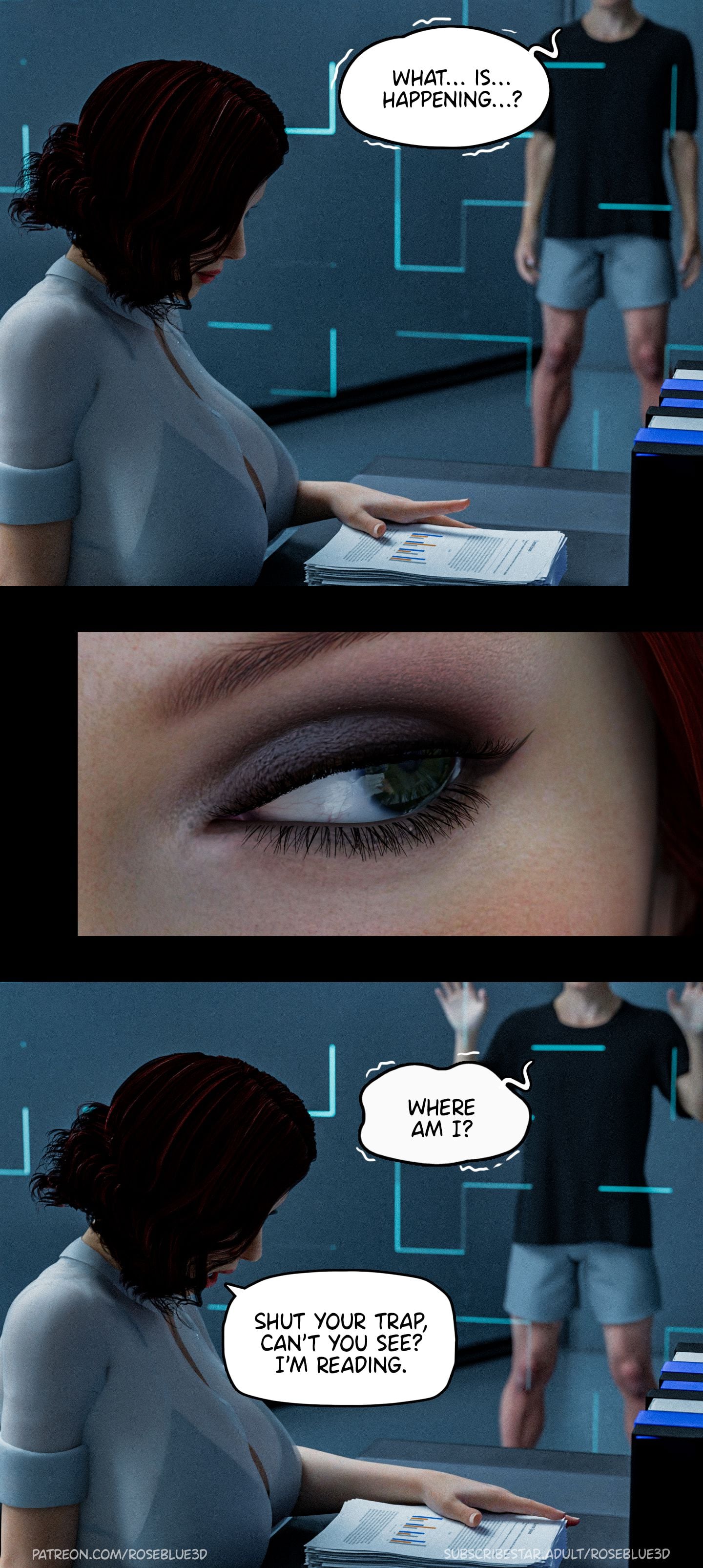 My Neighbor’s Widow [Rose Blue 3D] 23 . My Neighbor's Widow - Chapter 23 [Rose Blue 3D] – page 19