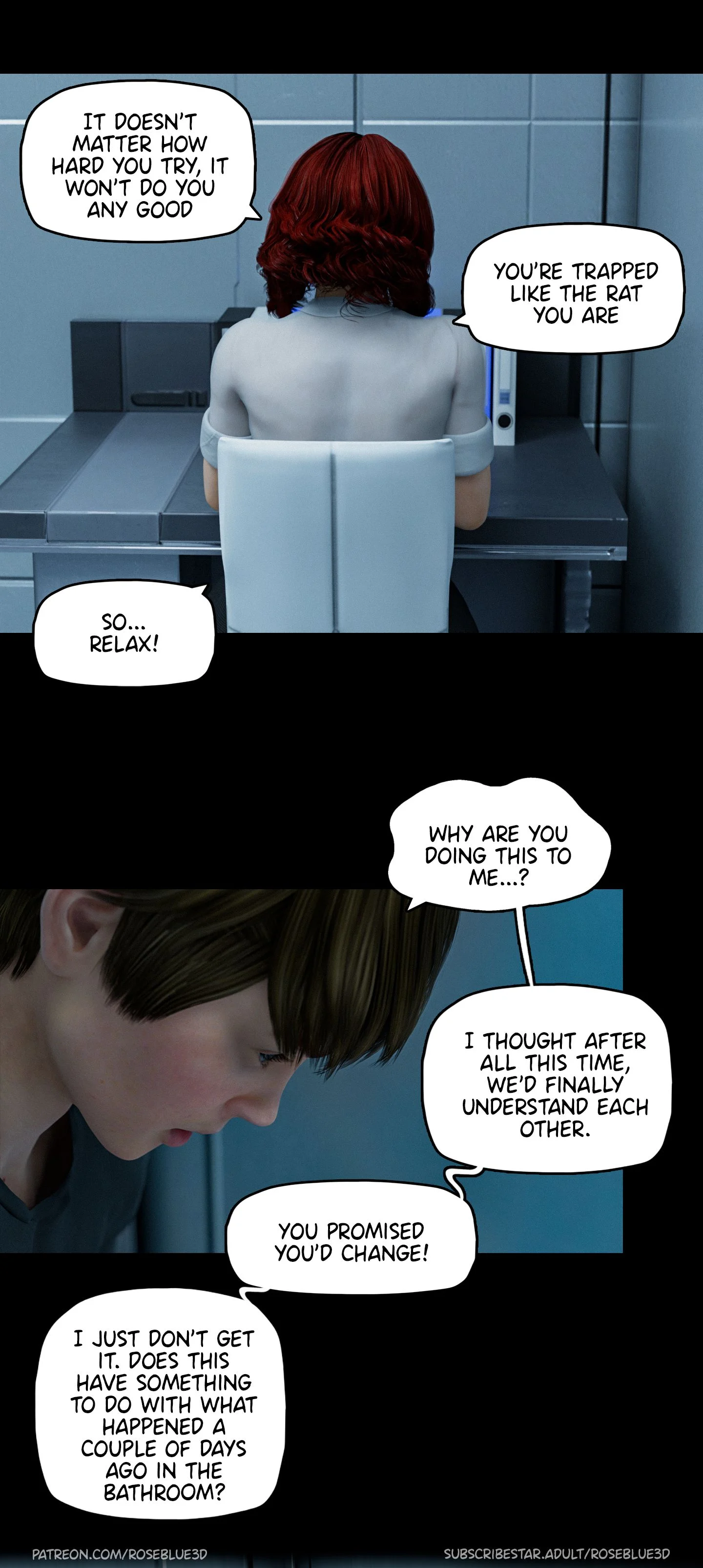 My Neighbor’s Widow [Rose Blue 3D] 23 . My Neighbor's Widow - Chapter 23 [Rose Blue 3D] – page 23