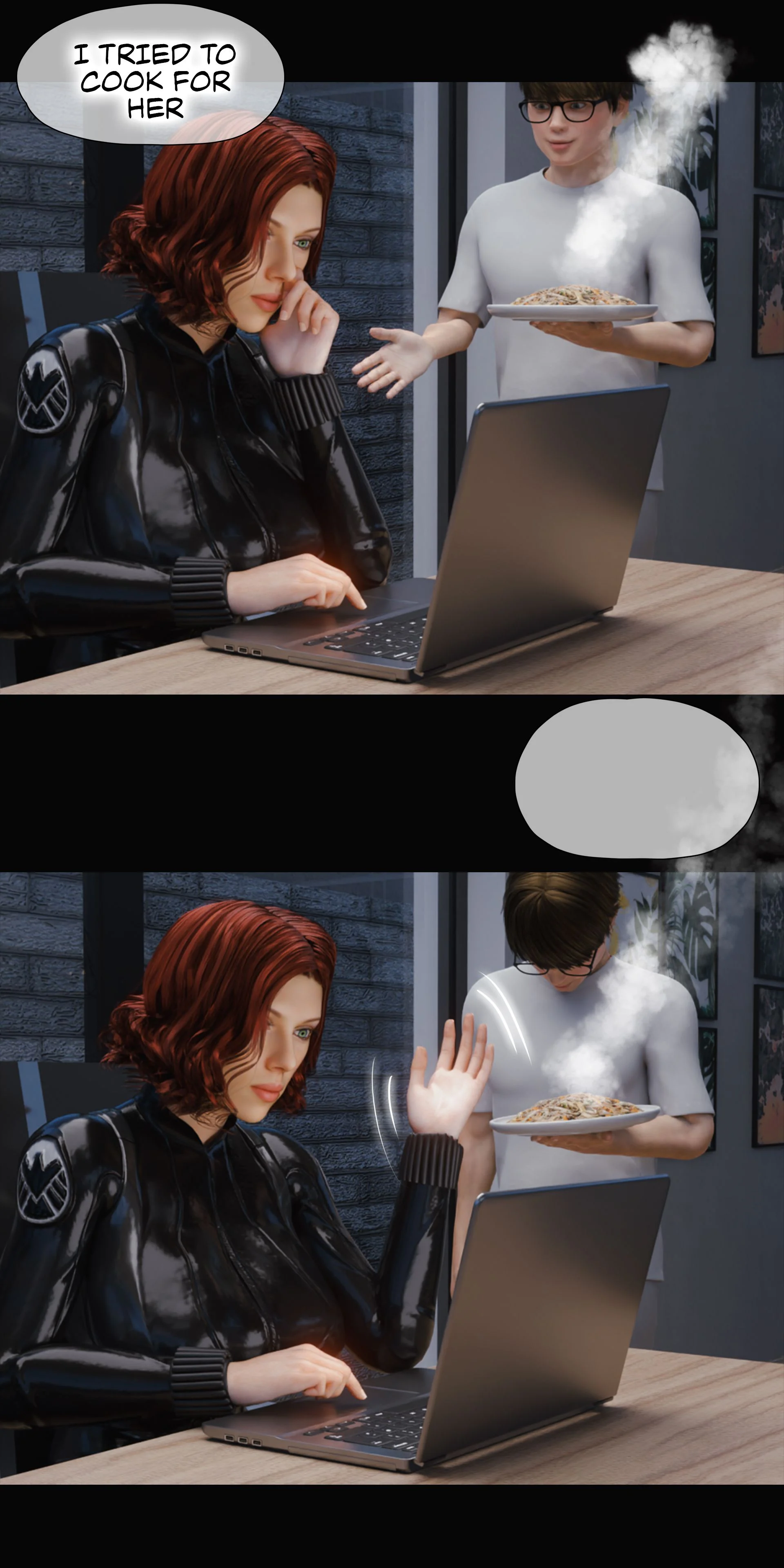 My Neighbor’s Widow [Rose Blue 3D] 4 . My Neighbor's Widow - Chapter 4 [Rose Blue 3D] – page 24