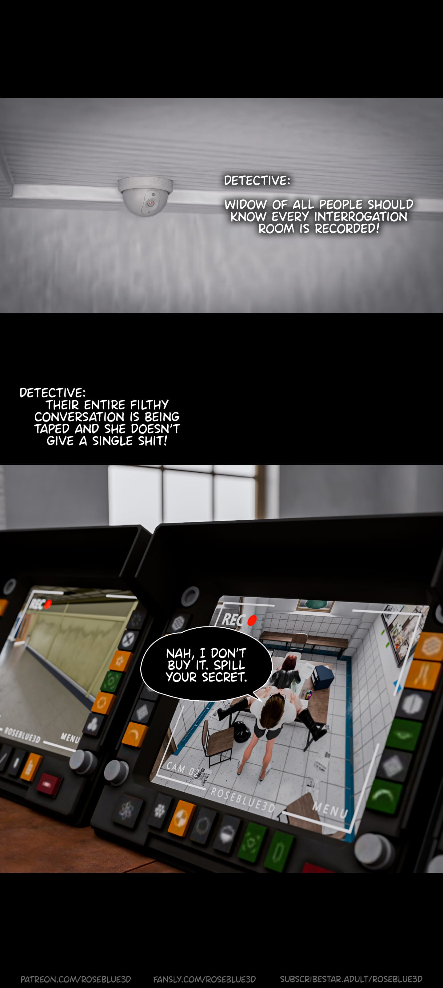 My Neighbor’s Widow [Rose Blue 3D] 48 . My Neighbor's Widow - Chapter 48 [Rose Blue 3D] – page 19