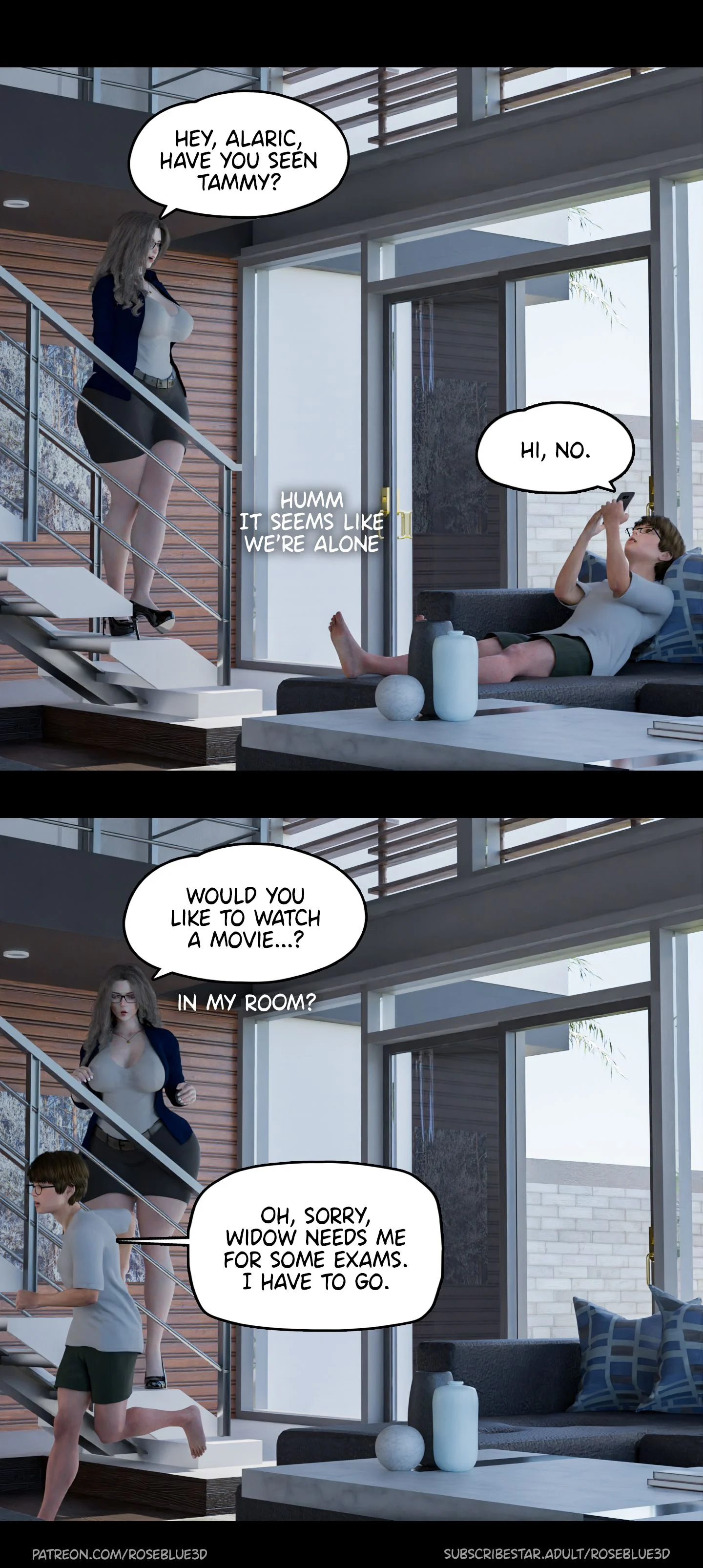 My Neighbor’s Widow [Rose Blue 3D] 26 . My Neighbor's Widow - Chapter 26 [Rose Blue 3D] – page 36