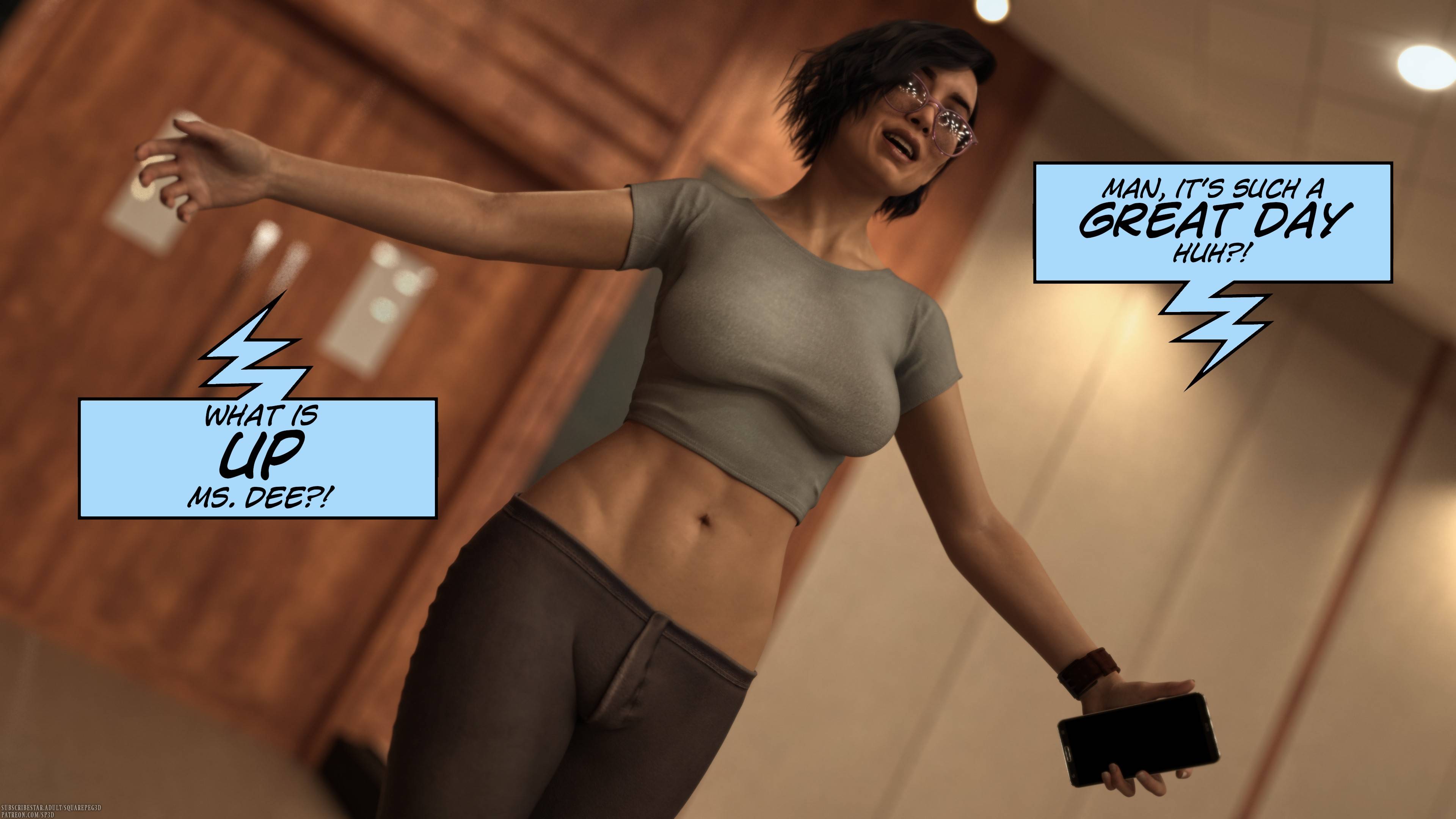 Boned [SquarePeg3D] 1 . Boned - Chapter 1 [SquarePeg3D] – page 1