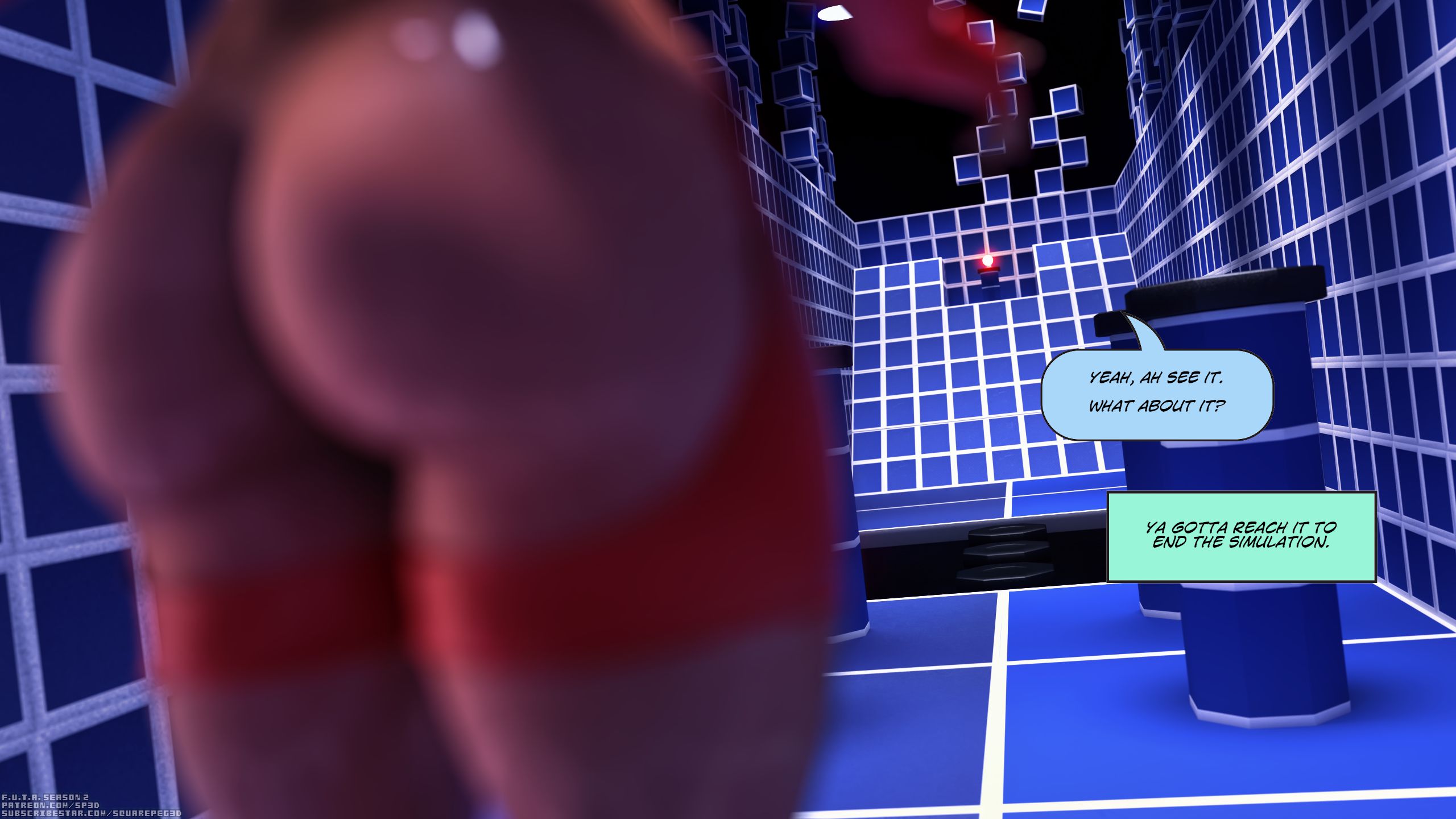 The F.U.T.A [SquarePeg3D] 0.1 . The F.U.T.A.  - Prologue - Virtual Feedback [SquarePeg3D] – page 2