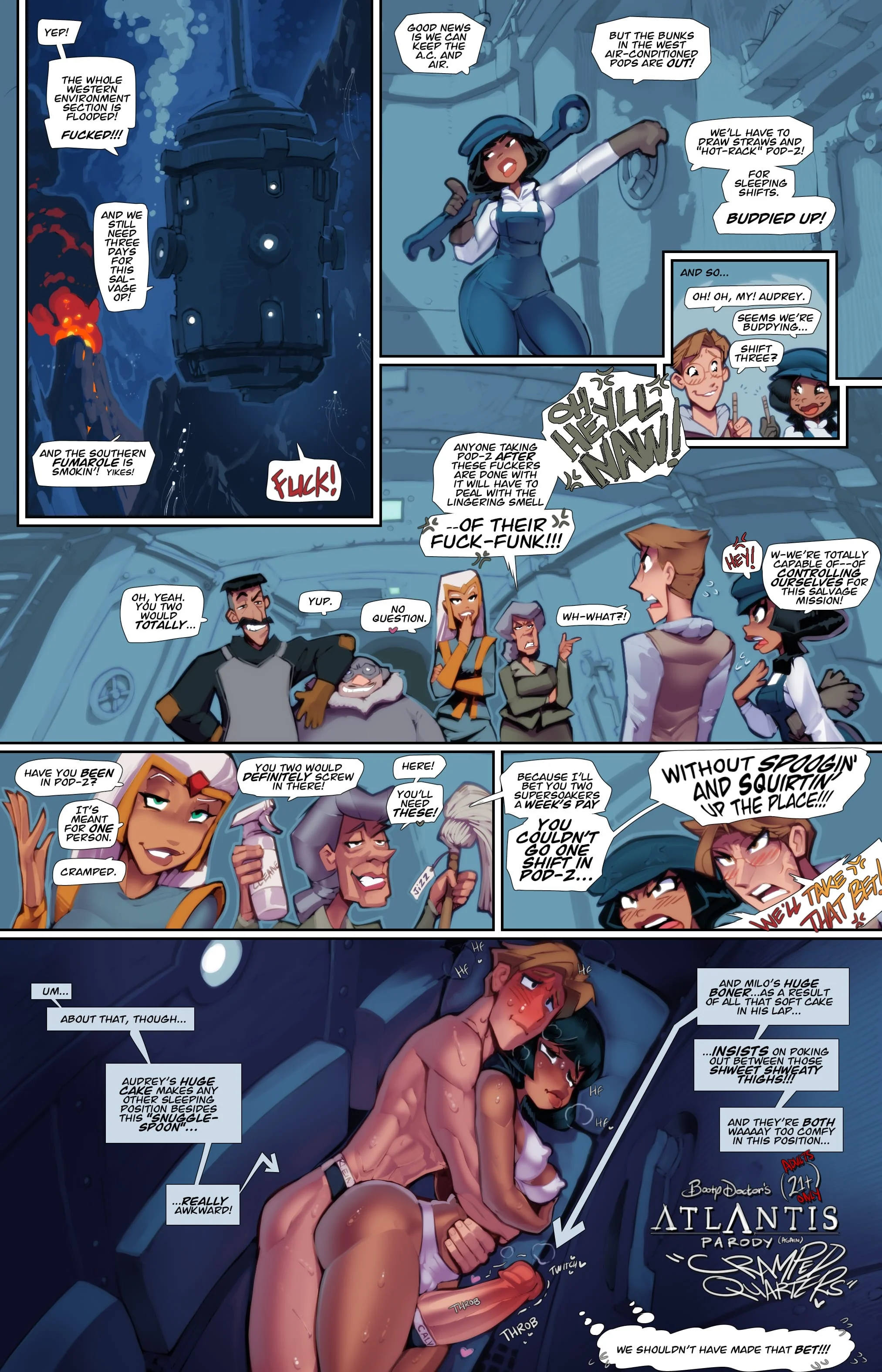 That Sinkin' Feelin' (Atlantis: The Lost Empire) [Fred Perry] 2 . Cramped Quarters - Chapter 2 (Atlantis: The Lost Empire) [Fred Perry] – page 1