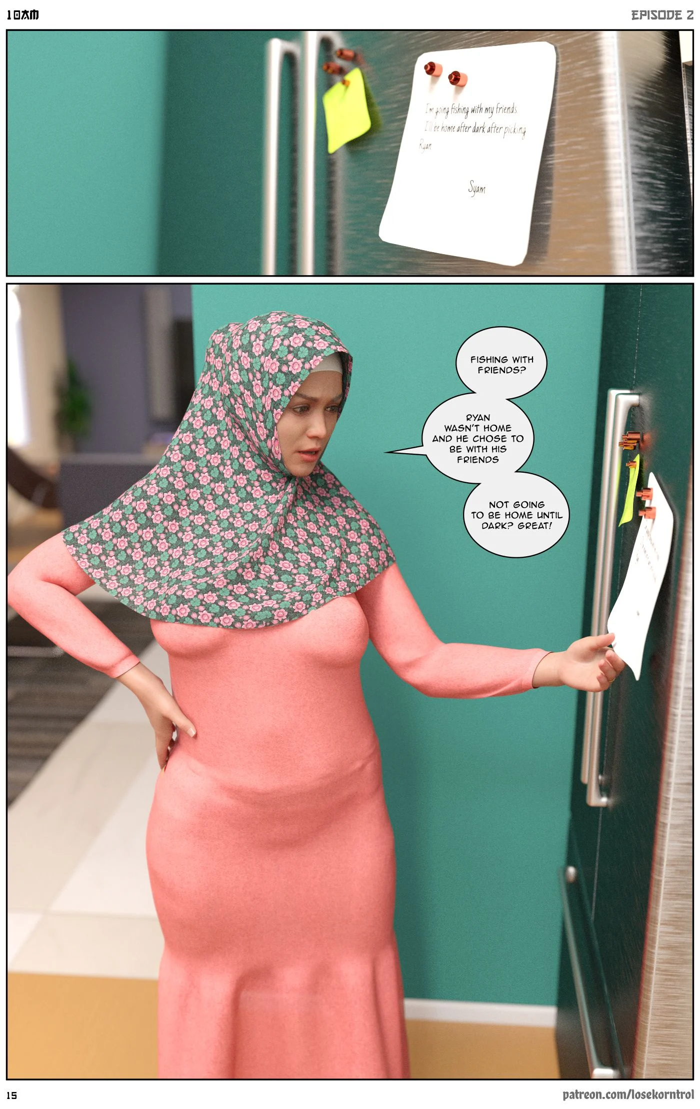 10 AM [LoseKorntrol, Hijab 3DX] 2 . 10 AM - Chapter 2 [LoseKorntrol, Hijab 3DX] – page 15
