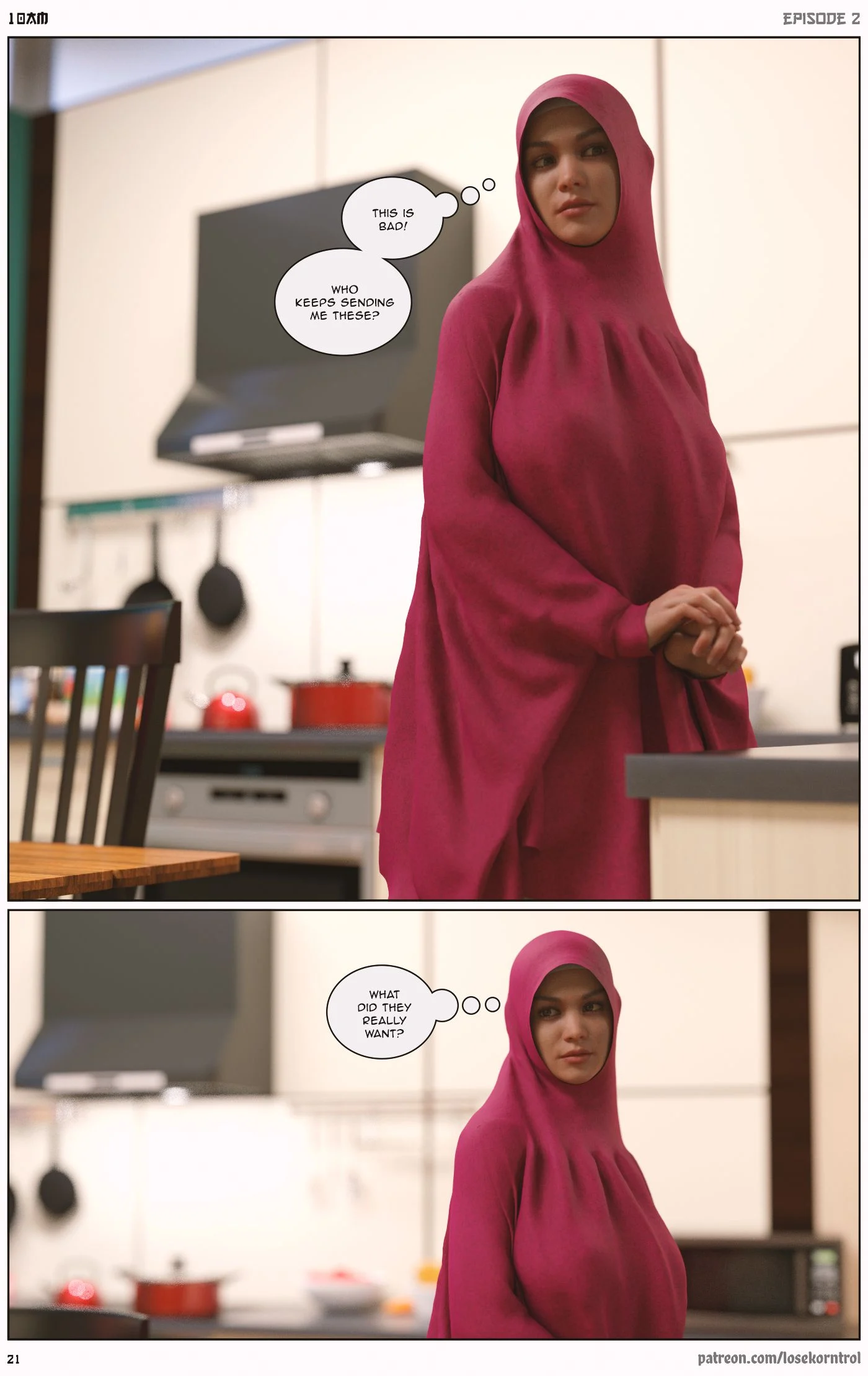 10 AM [LoseKorntrol, Hijab 3DX] 2 . 10 AM - Chapter 2 [LoseKorntrol, Hijab 3DX] – page 21