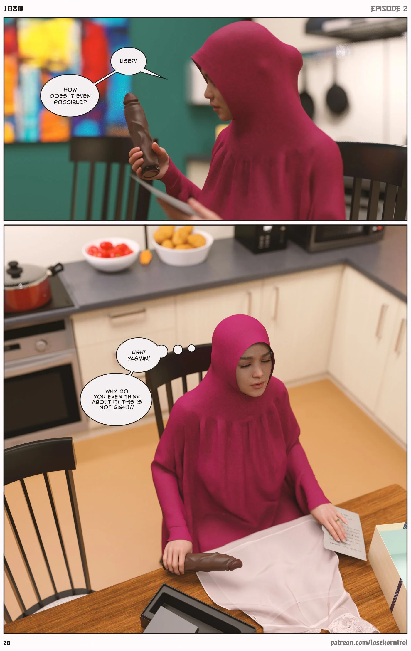 10 AM [LoseKorntrol, Hijab 3DX] 2 . 10 AM - Chapter 2 [LoseKorntrol, Hijab 3DX] – page 28