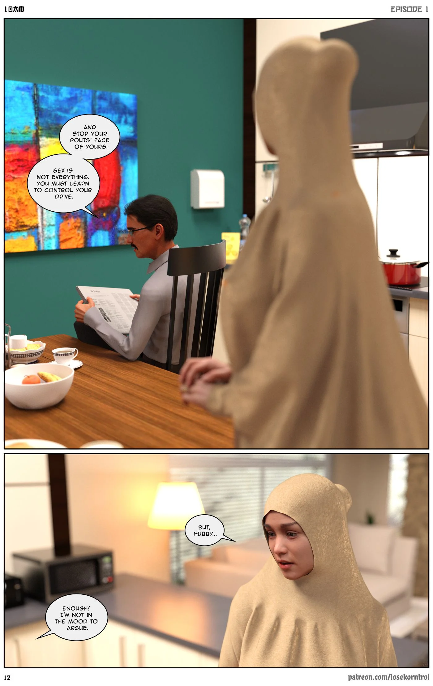 10 AM [LoseKorntrol, Hijab 3DX] 1 . 10 AM - Chapter 1 [LoseKorntrol, Hijab 3DX] – page 13