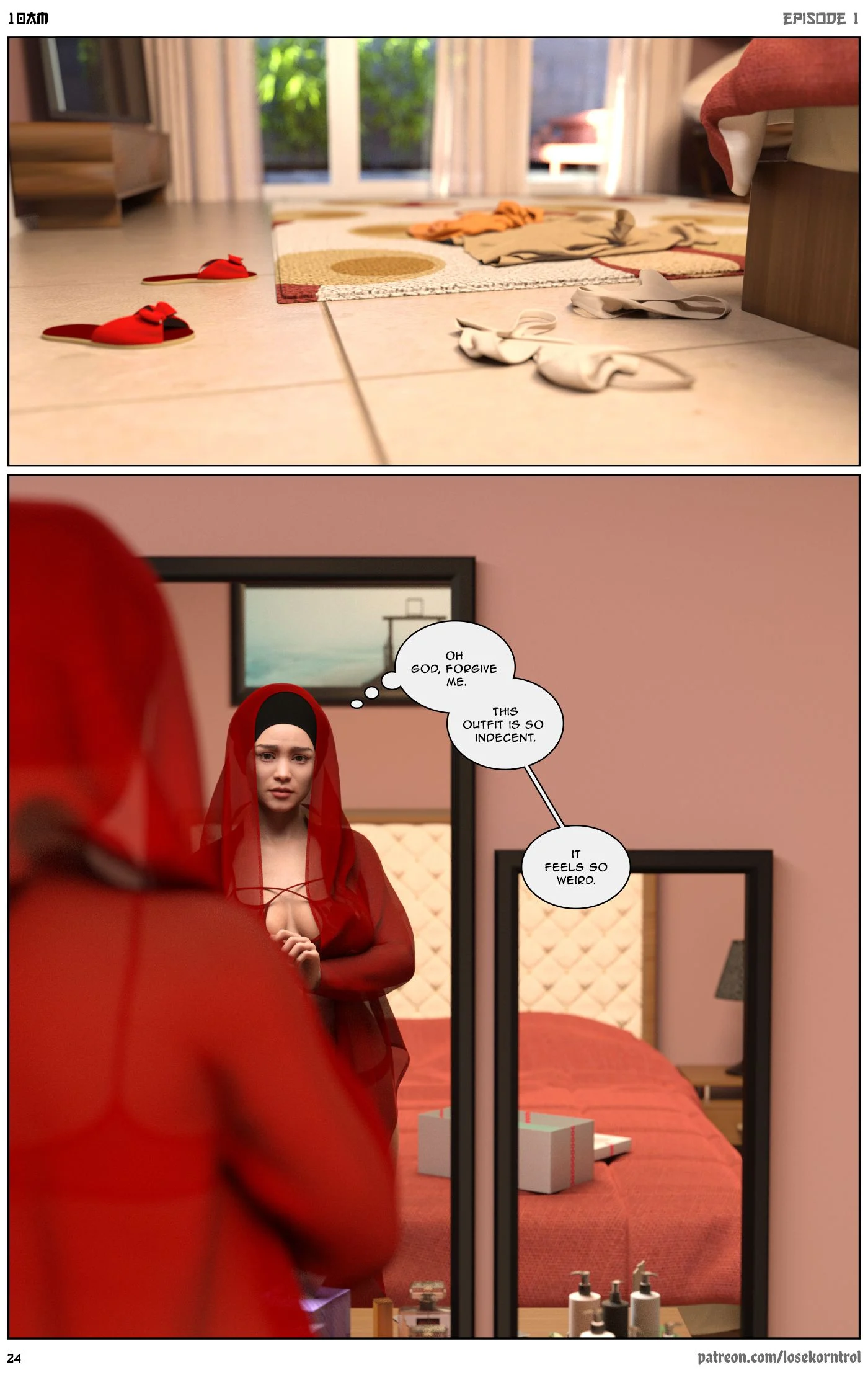 10 AM [LoseKorntrol, Hijab 3DX] 1 . 10 AM - Chapter 1 [LoseKorntrol, Hijab 3DX] – page 25
