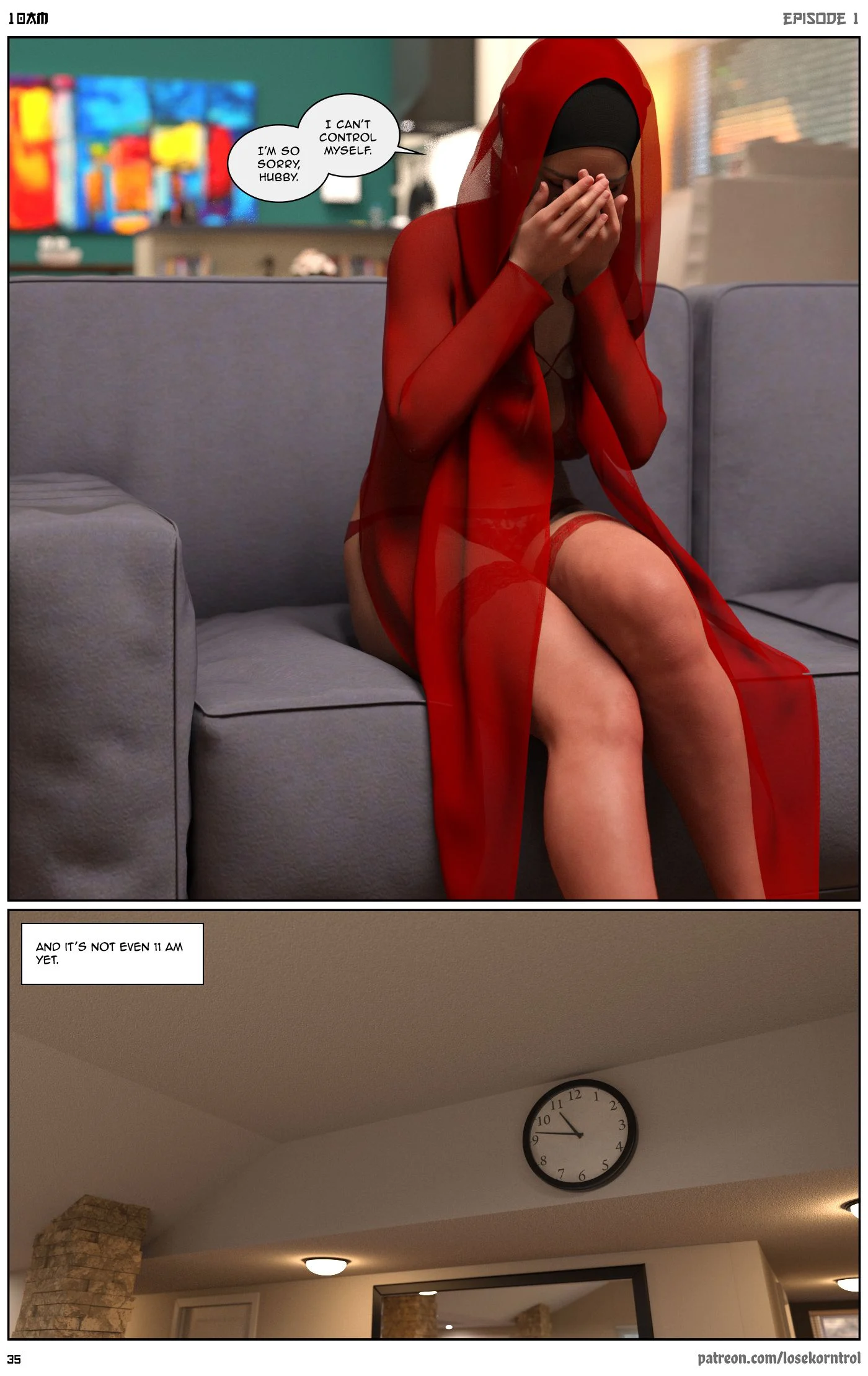 10 AM [LoseKorntrol, Hijab 3DX] 1 . 10 AM - Chapter 1 [LoseKorntrol, Hijab 3DX] – page 36