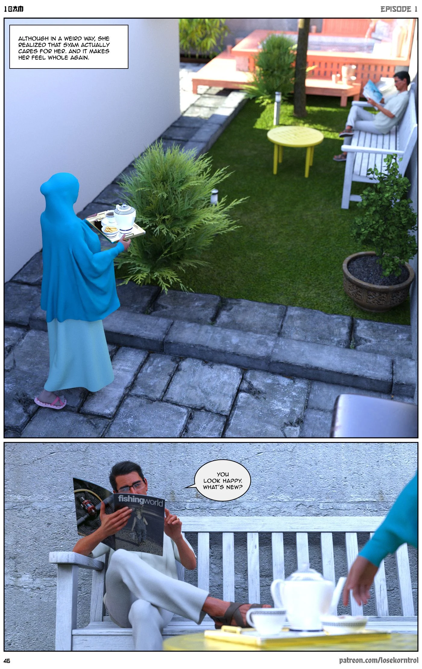 10 AM [LoseKorntrol, Hijab 3DX] 1 . 10 AM - Chapter 1 [LoseKorntrol, Hijab 3DX] – page 47