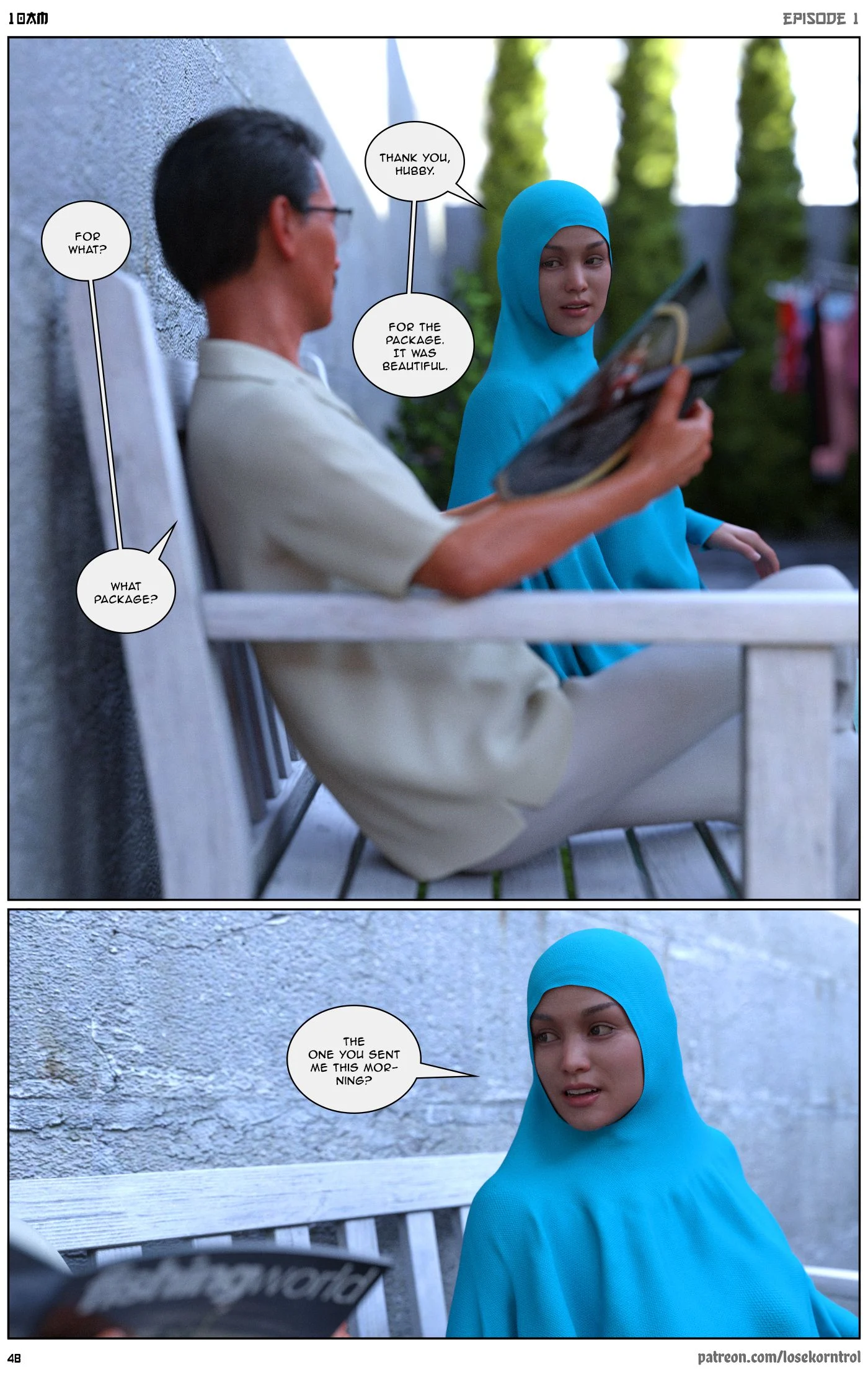 10 AM [LoseKorntrol, Hijab 3DX] 1 . 10 AM - Chapter 1 [LoseKorntrol, Hijab 3DX] – page 49