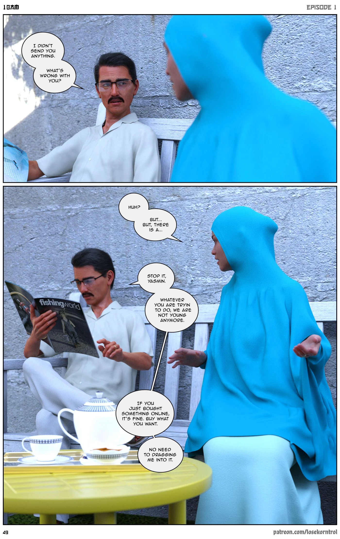 10 AM [LoseKorntrol, Hijab 3DX] 1 . 10 AM - Chapter 1 [LoseKorntrol, Hijab 3DX] – page 50