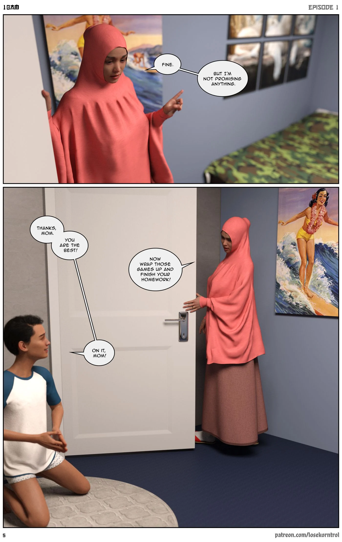 10 AM [LoseKorntrol, Hijab 3DX] 1 . 10 AM - Chapter 1 [LoseKorntrol, Hijab 3DX] – page 6