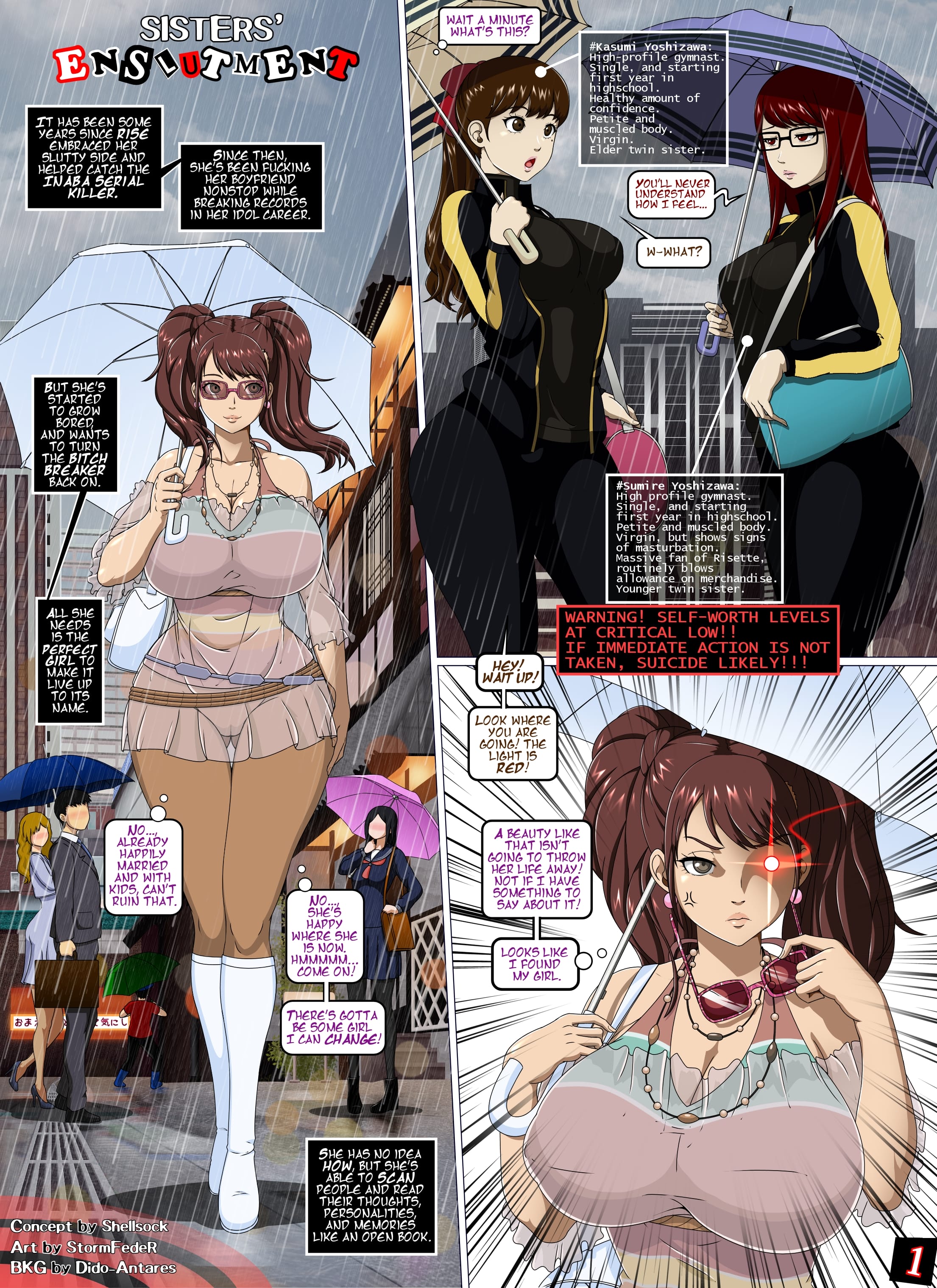 The Enslutment of Rise (Persona 4) [StormFedeR] 2 . Sister's Enslutment - Chapter 2 (Persona 4) [StormFedeR] – page 1