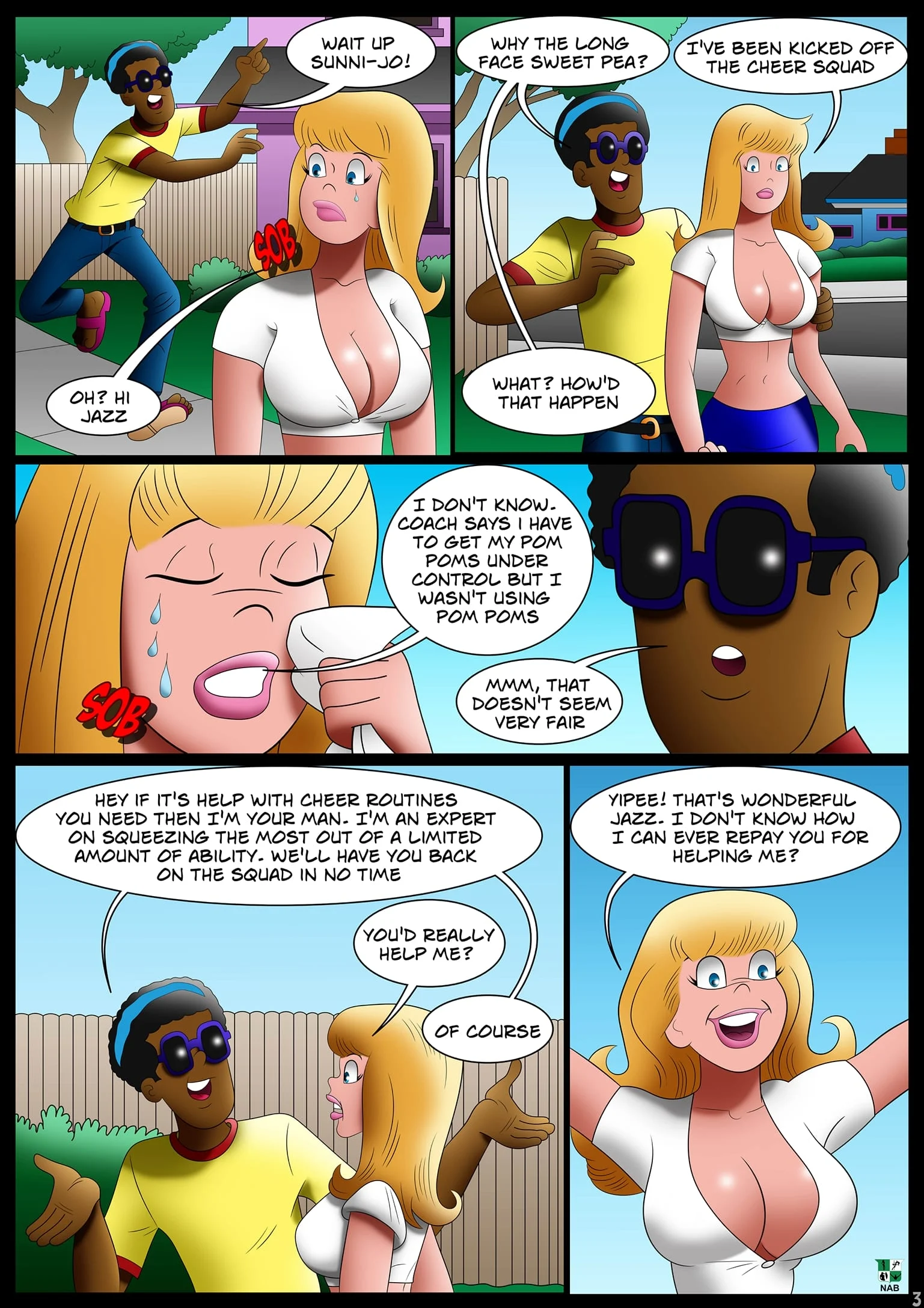 Sunshine's Pom Poms [Nab] 1 . Sunshine's Pom Poms - Chapter 1 [Nab] – page 4