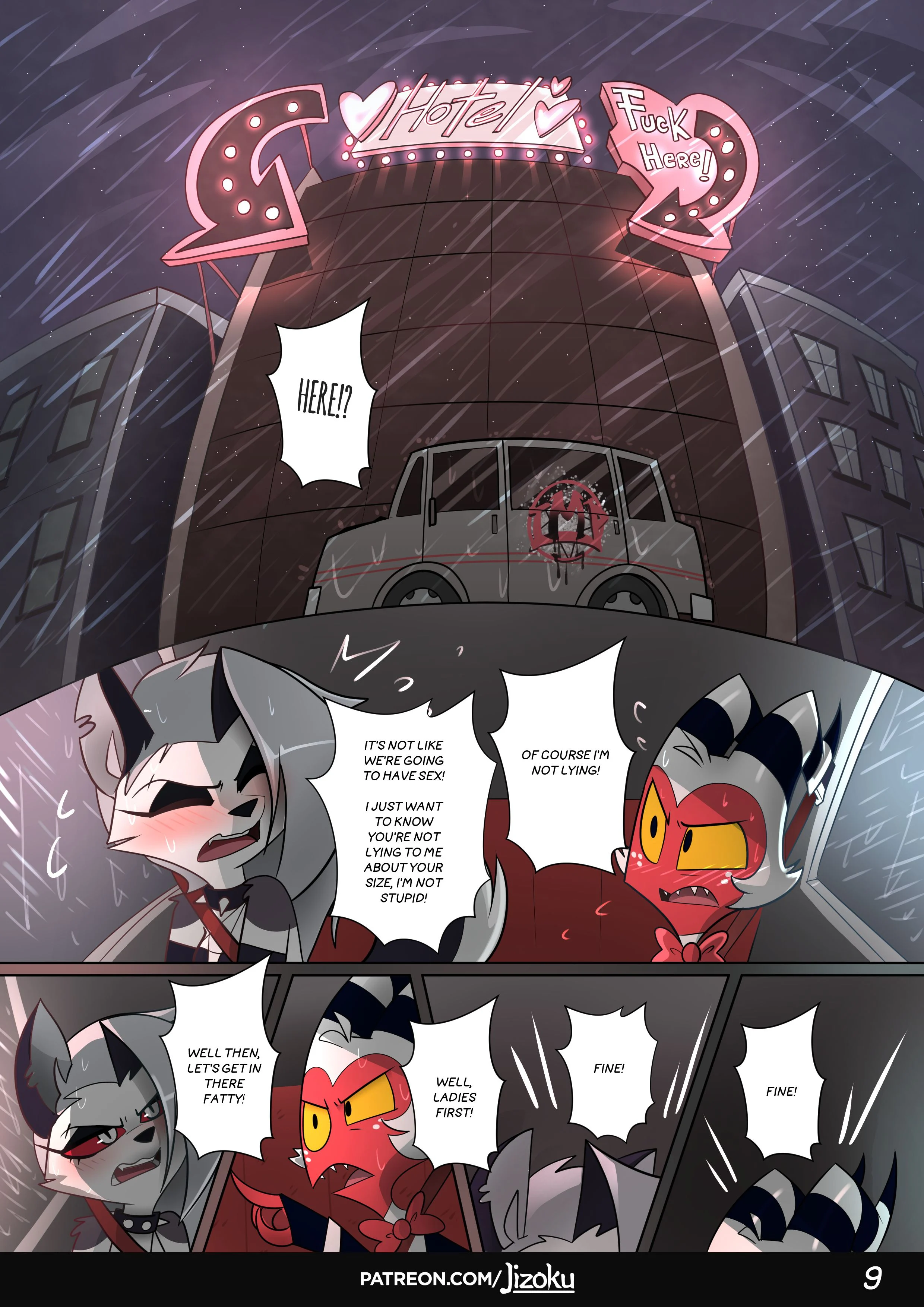 A Night With Loona (Helluva Boss) [Jizoku] 1 . A Night With Loona - Chapter 1 (Helluva Boss) [Jizoku] – page 10