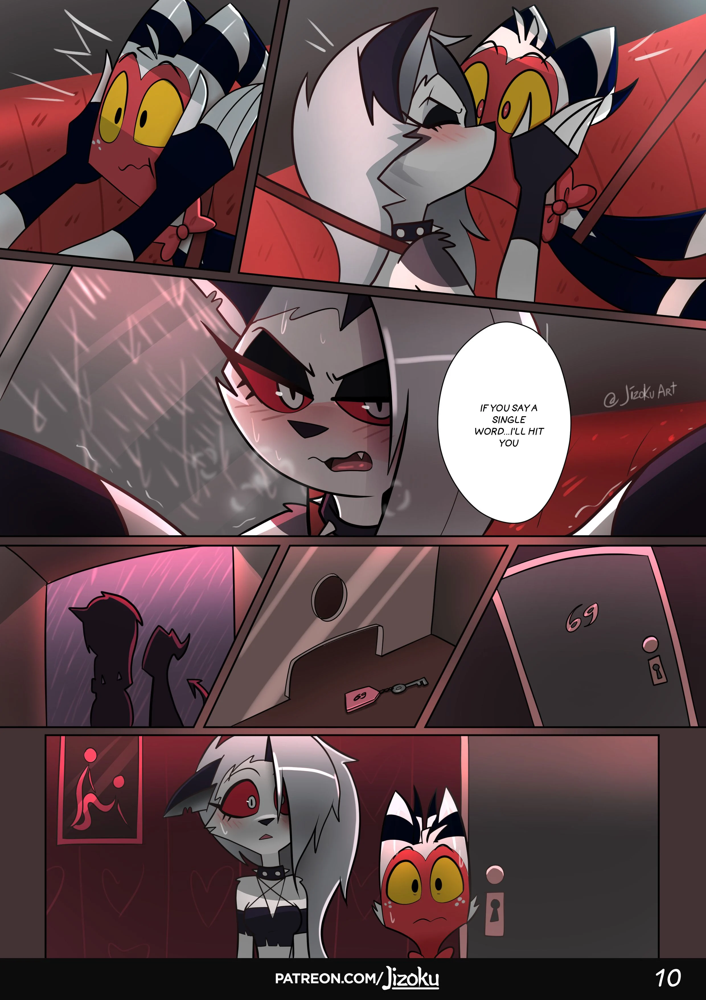 A Night With Loona (Helluva Boss) [Jizoku] 1 . A Night With Loona - Chapter 1 (Helluva Boss) [Jizoku] – page 11