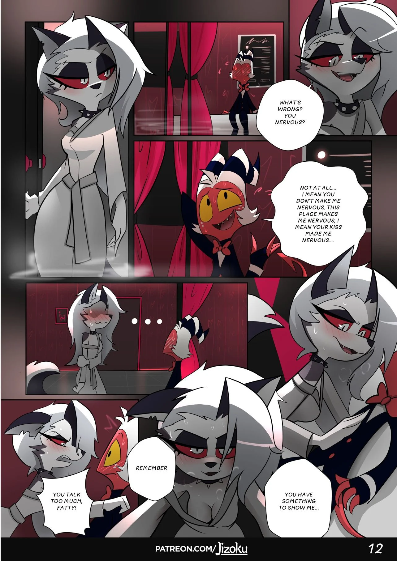 A Night With Loona (Helluva Boss) [Jizoku] 1 . A Night With Loona - Chapter 1 (Helluva Boss) [Jizoku] – page 13