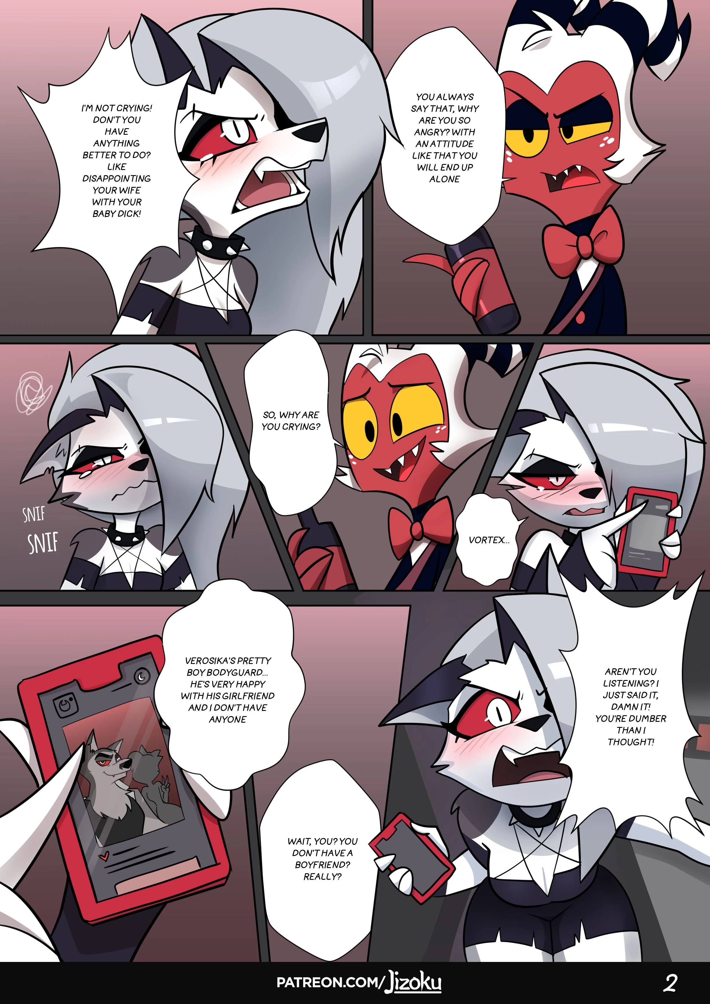 A Night With Loona (Helluva Boss) [Jizoku] 1 . A Night With Loona - Chapter 1 (Helluva Boss) [Jizoku] – page 3