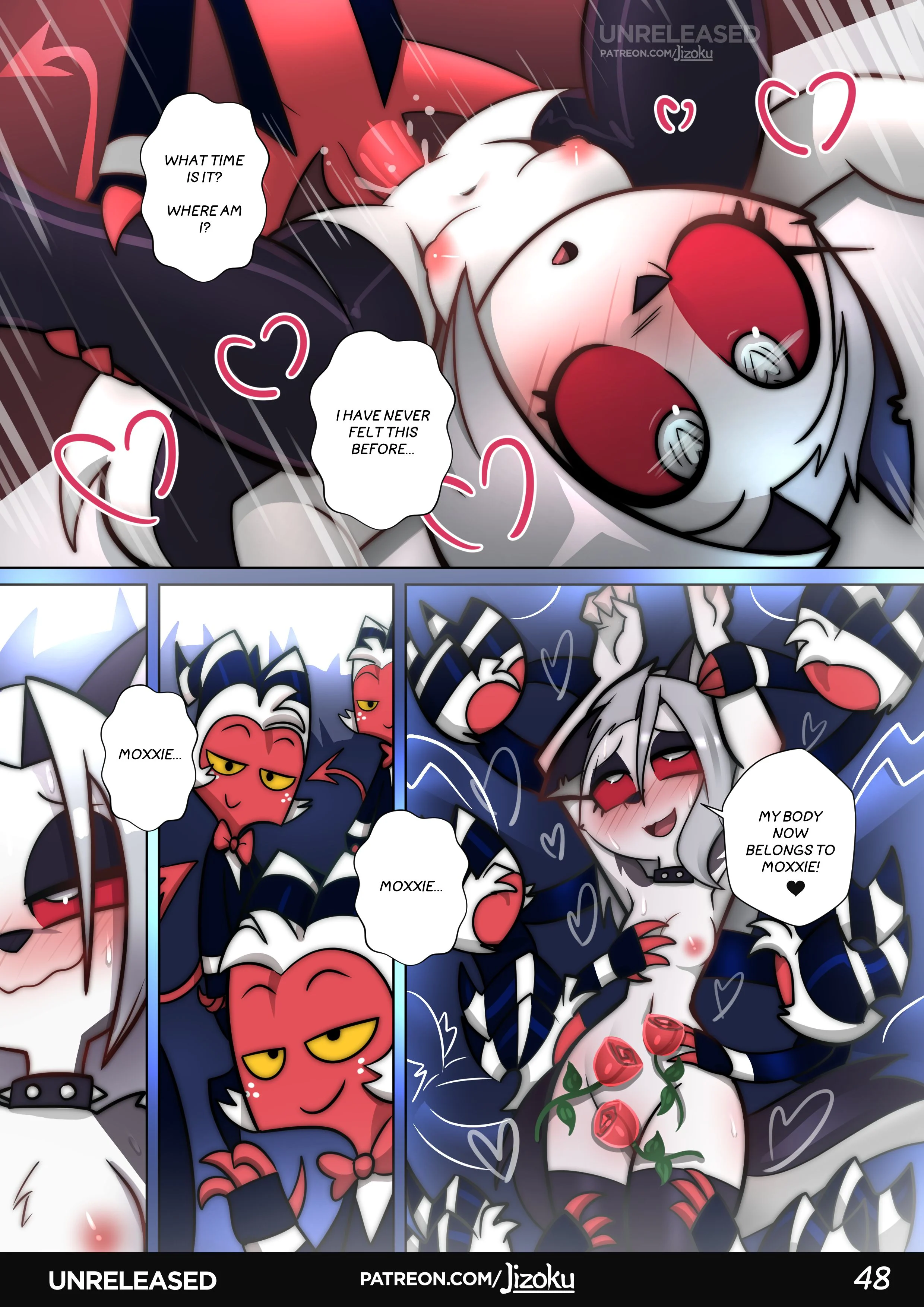 A Night With Loona (Helluva Boss) [Jizoku] 1 . A Night With Loona - Chapter 1 (Helluva Boss) [Jizoku] – page 49