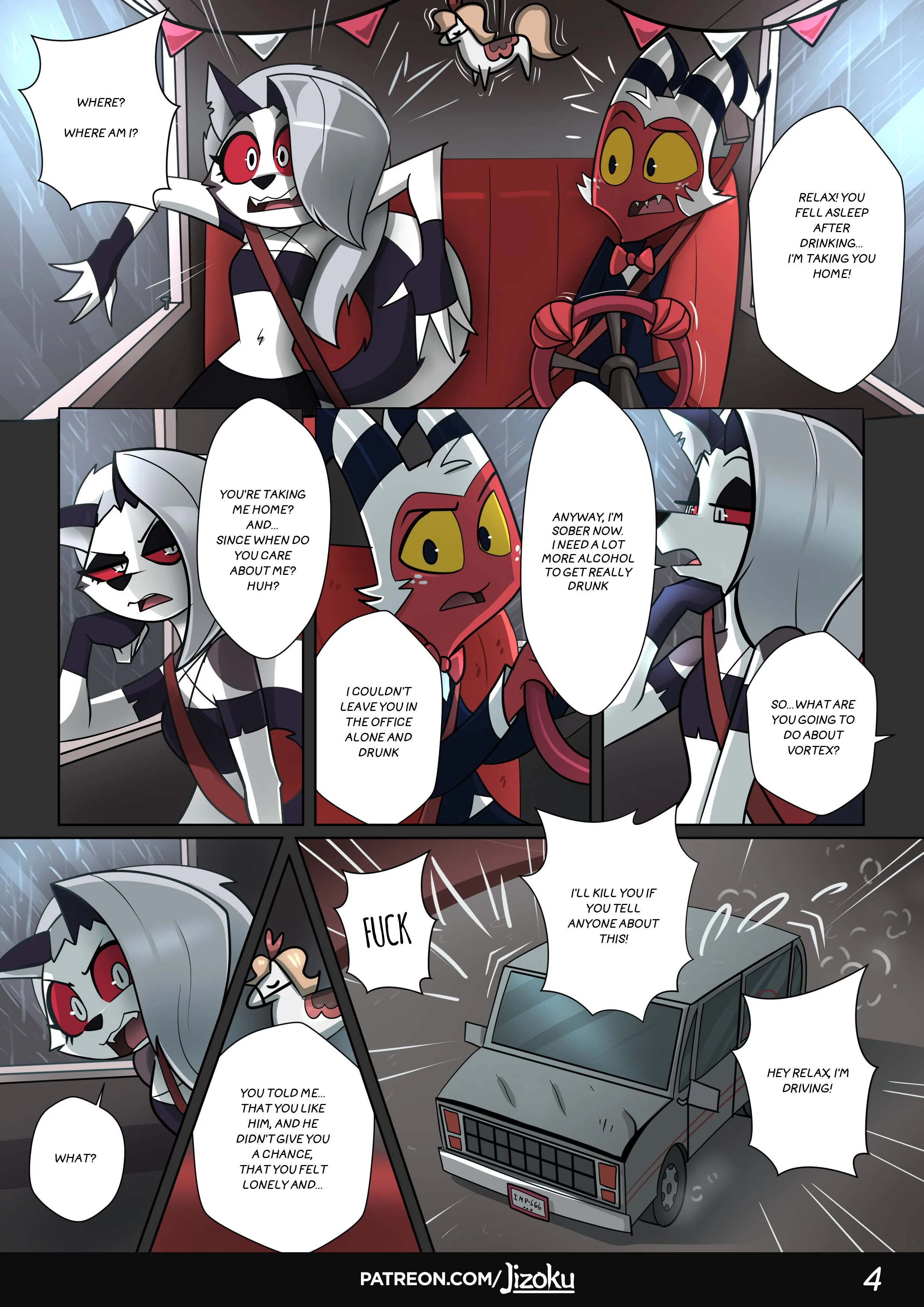 A Night With Loona (Helluva Boss) [Jizoku] 1 . A Night With Loona - Chapter 1 (Helluva Boss) [Jizoku] – page 5