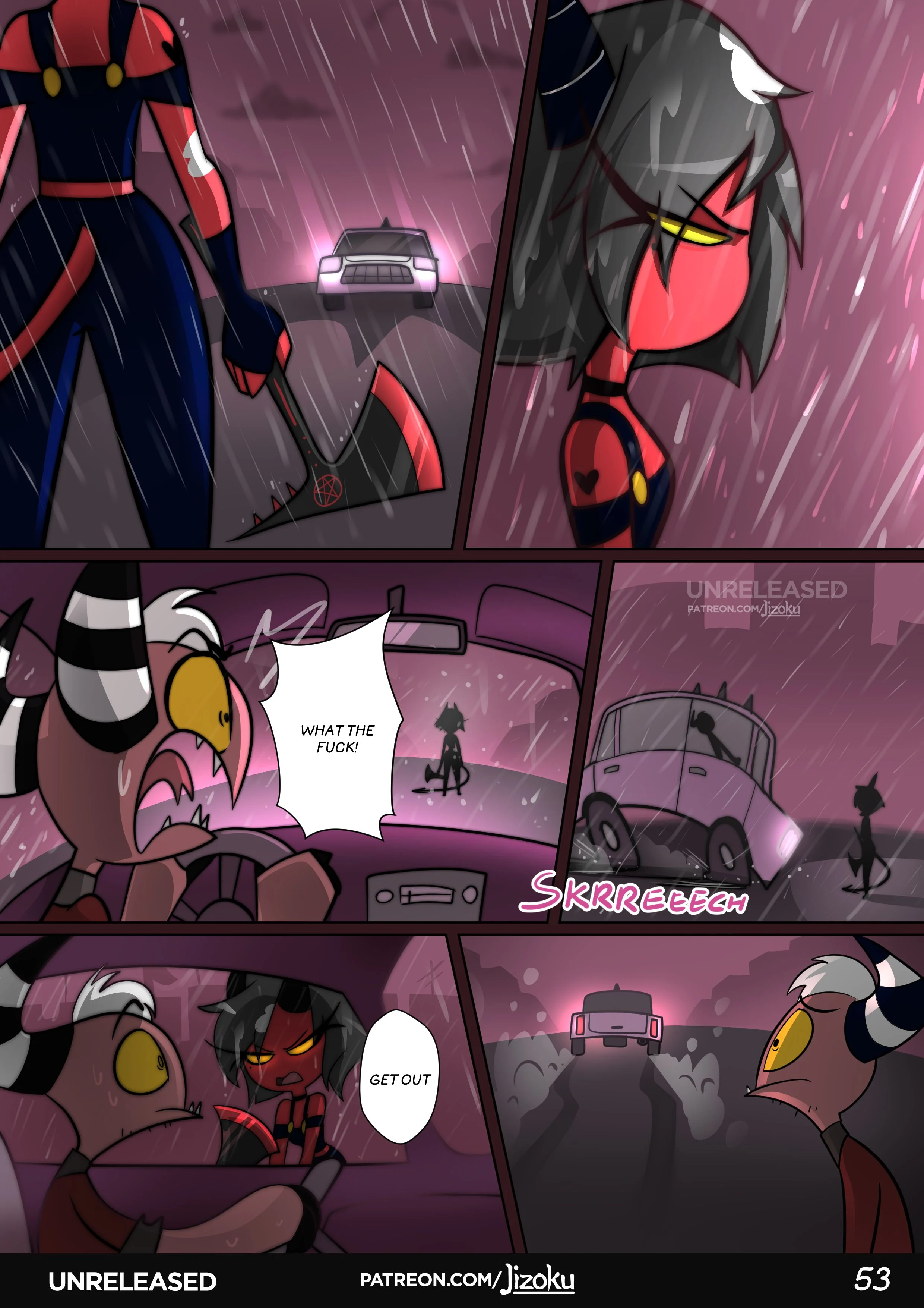 A Night With Loona (Helluva Boss) [Jizoku] 1 . A Night With Loona - Chapter 1 (Helluva Boss) [Jizoku] – page 54