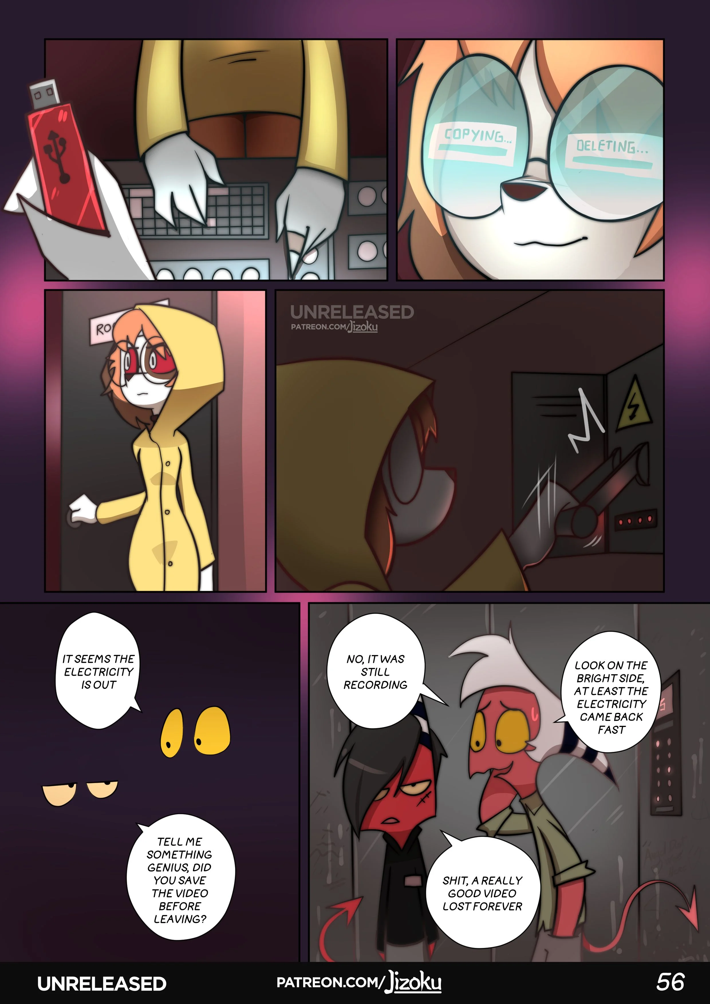A Night With Loona (Helluva Boss) [Jizoku] 1 . A Night With Loona - Chapter 1 (Helluva Boss) [Jizoku] – page 57