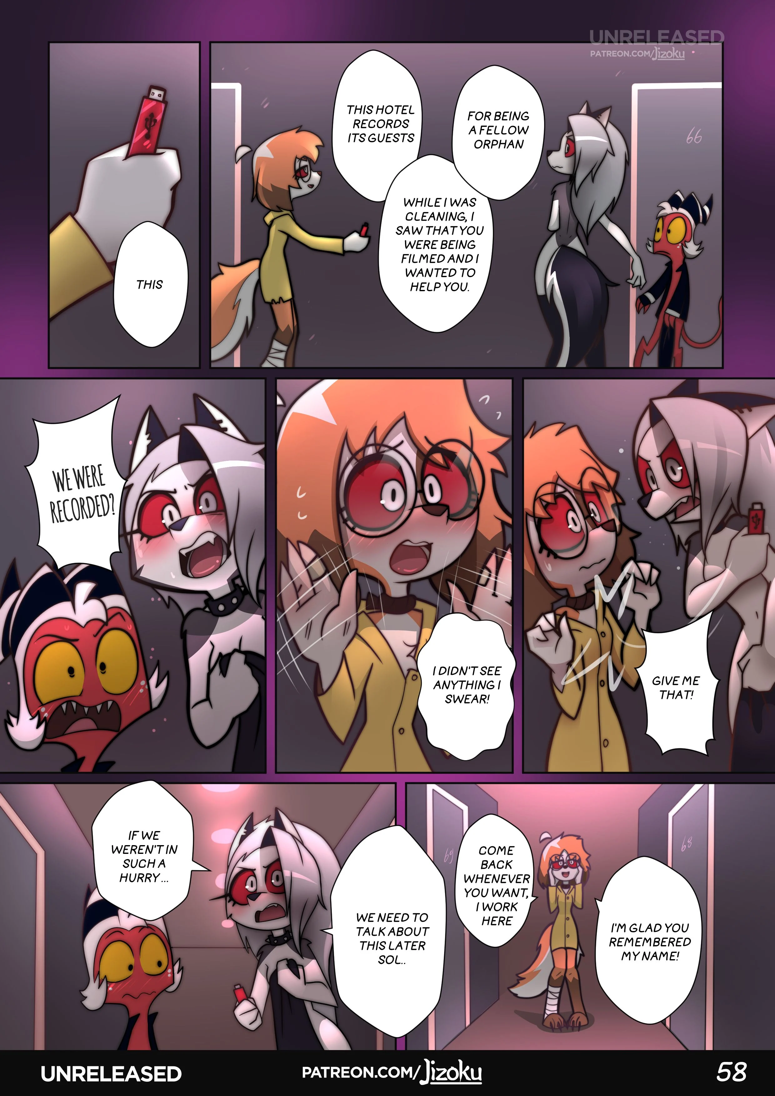 A Night With Loona (Helluva Boss) [Jizoku] 1 . A Night With Loona - Chapter 1 (Helluva Boss) [Jizoku] – page 59