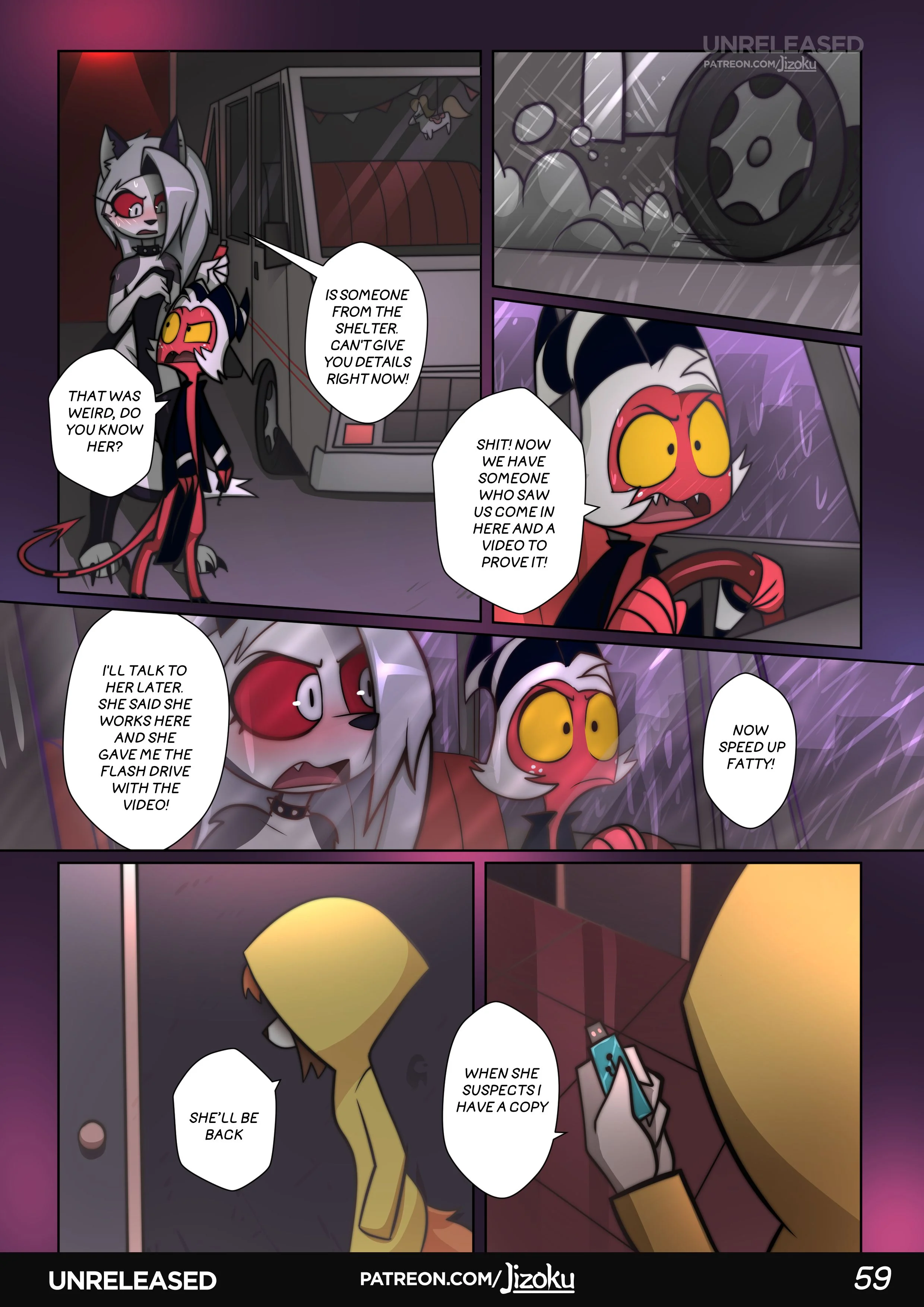 A Night With Loona (Helluva Boss) [Jizoku] 1 . A Night With Loona - Chapter 1 (Helluva Boss) [Jizoku] – page 60