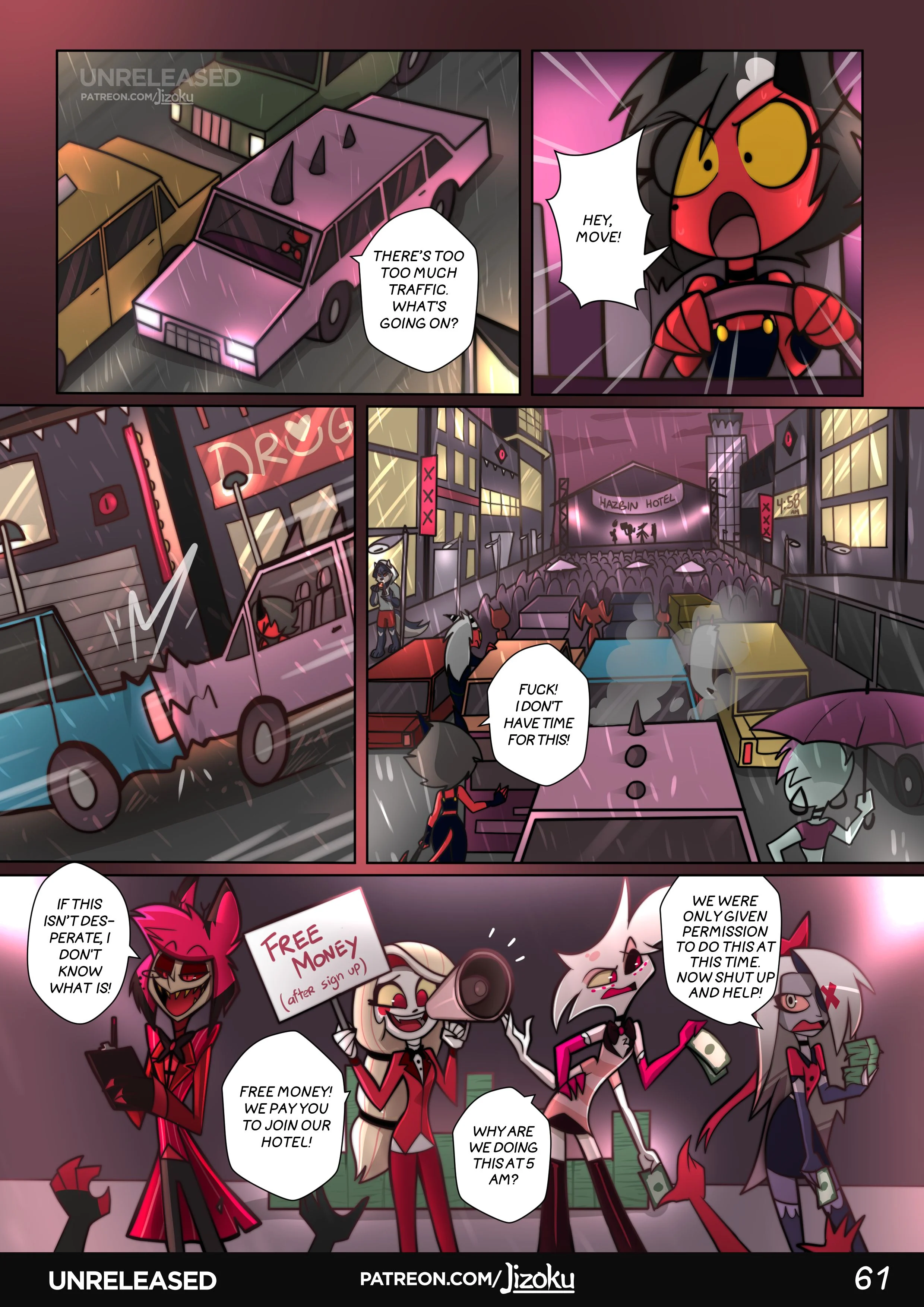 A Night With Loona (Helluva Boss) [Jizoku] 1 . A Night With Loona - Chapter 1 (Helluva Boss) [Jizoku] – page 62